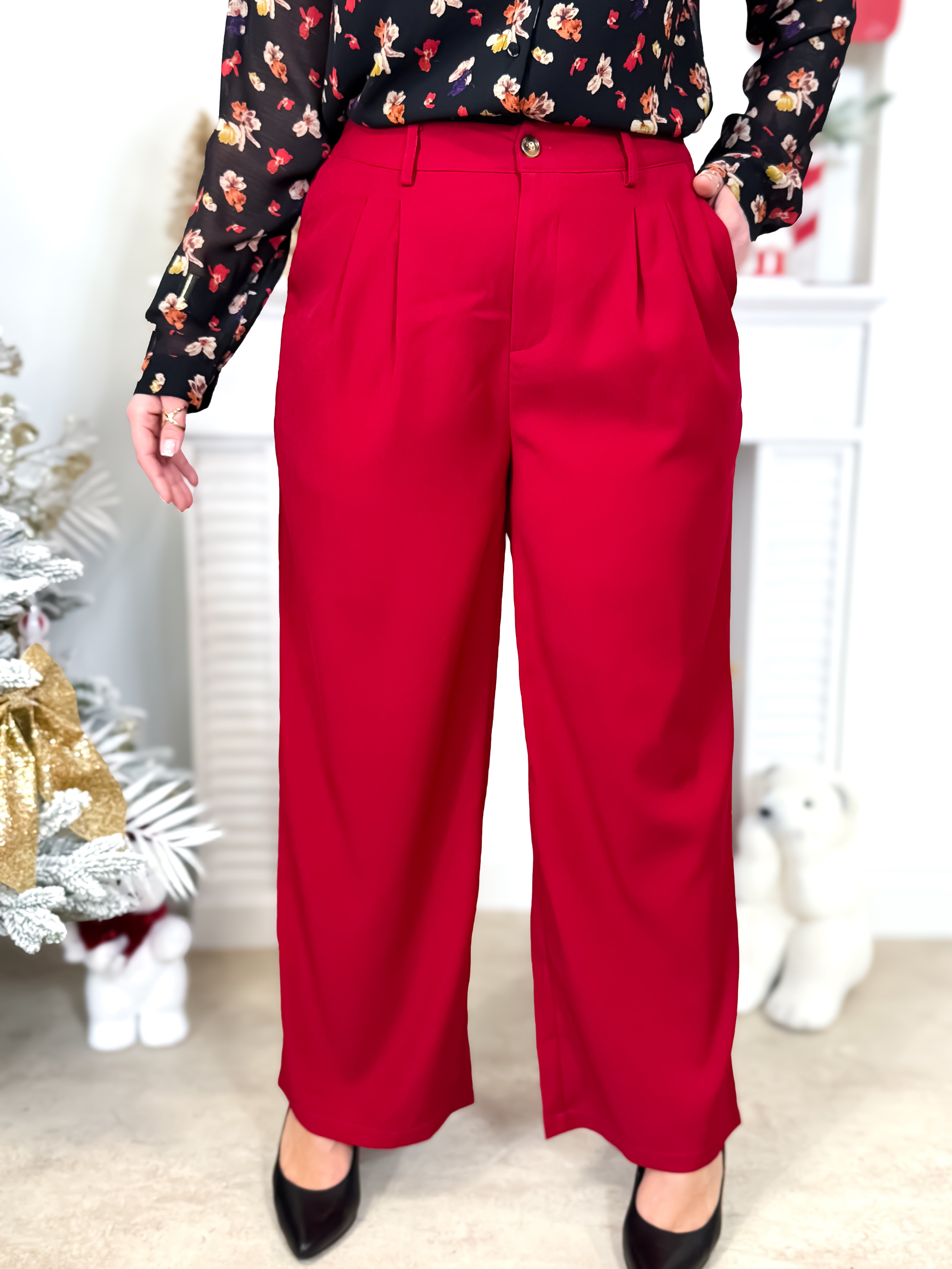 Pantalon - Lora - Bordeaux