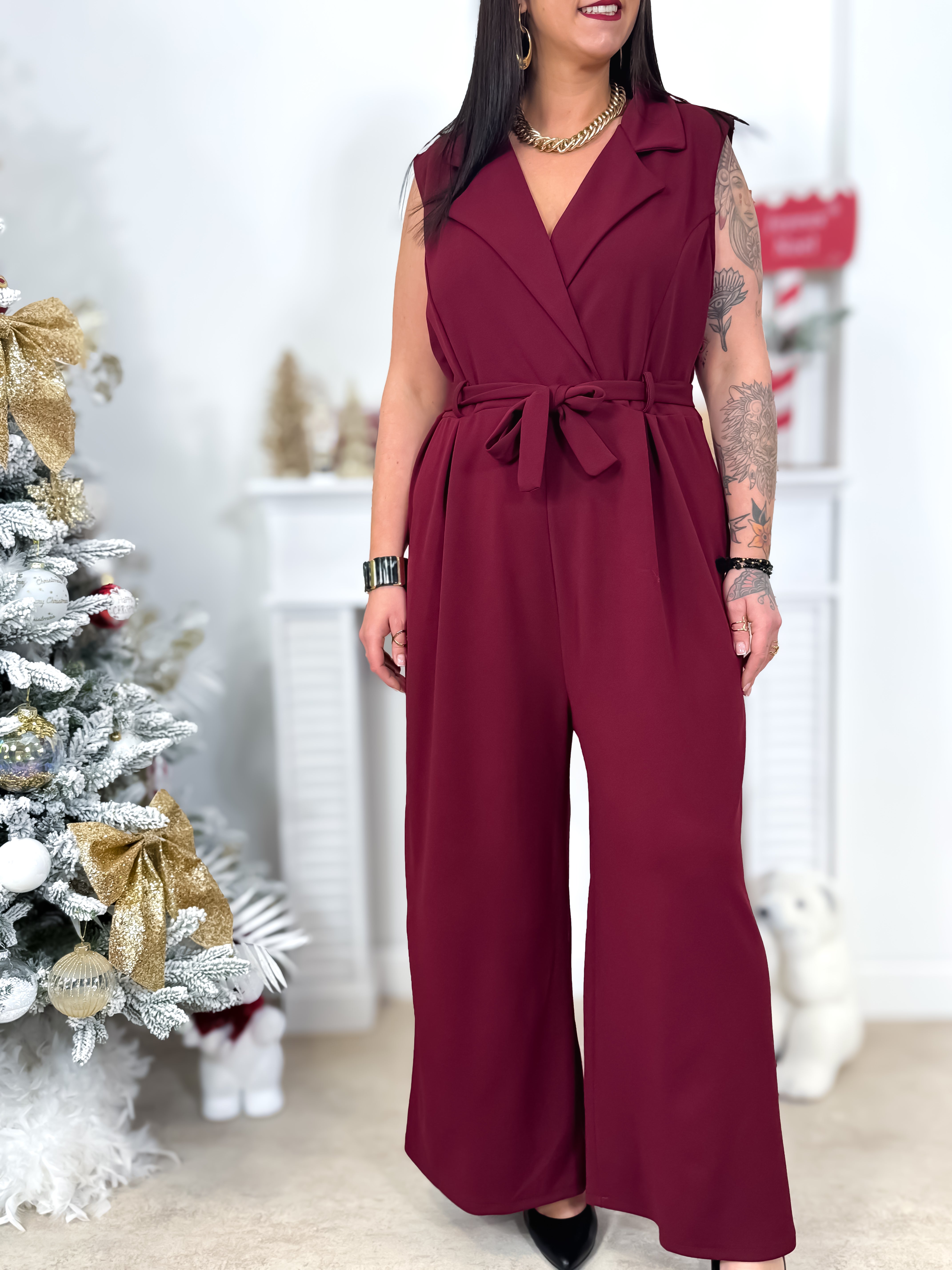 Combinaison - Evana - Bordeaux