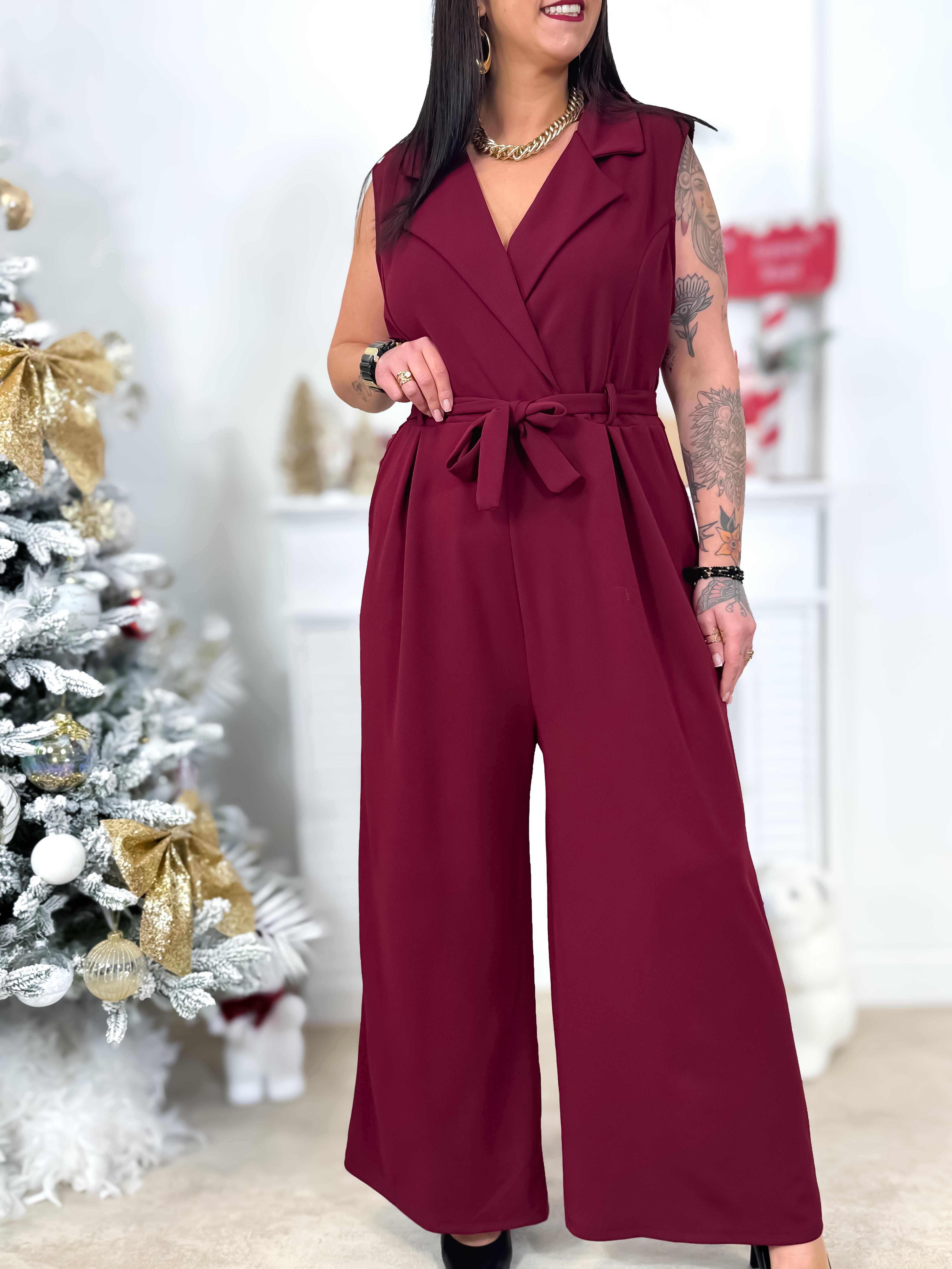 Combinaison - Evana - Bordeaux