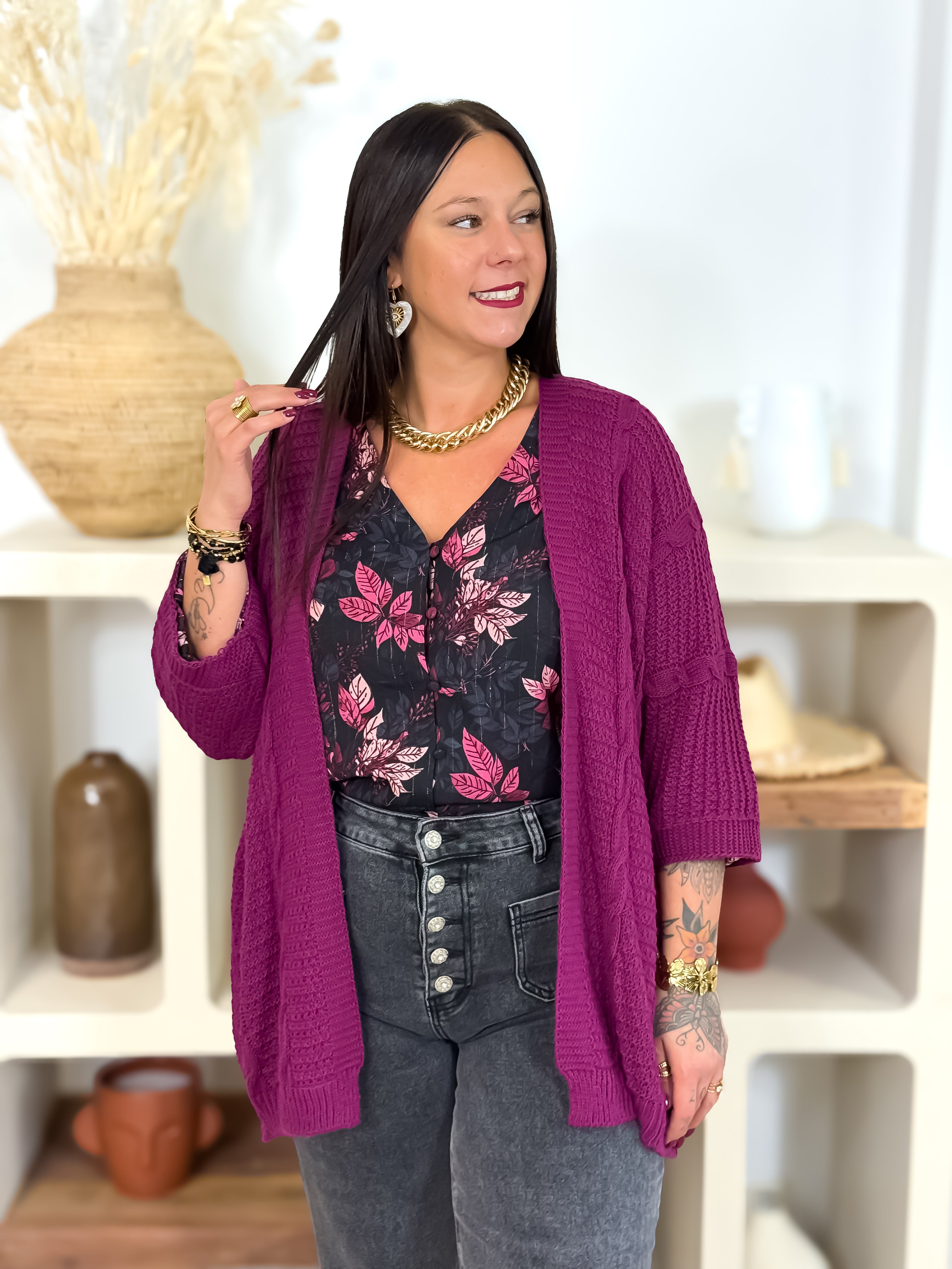 Gilet - Gianna - Magenta