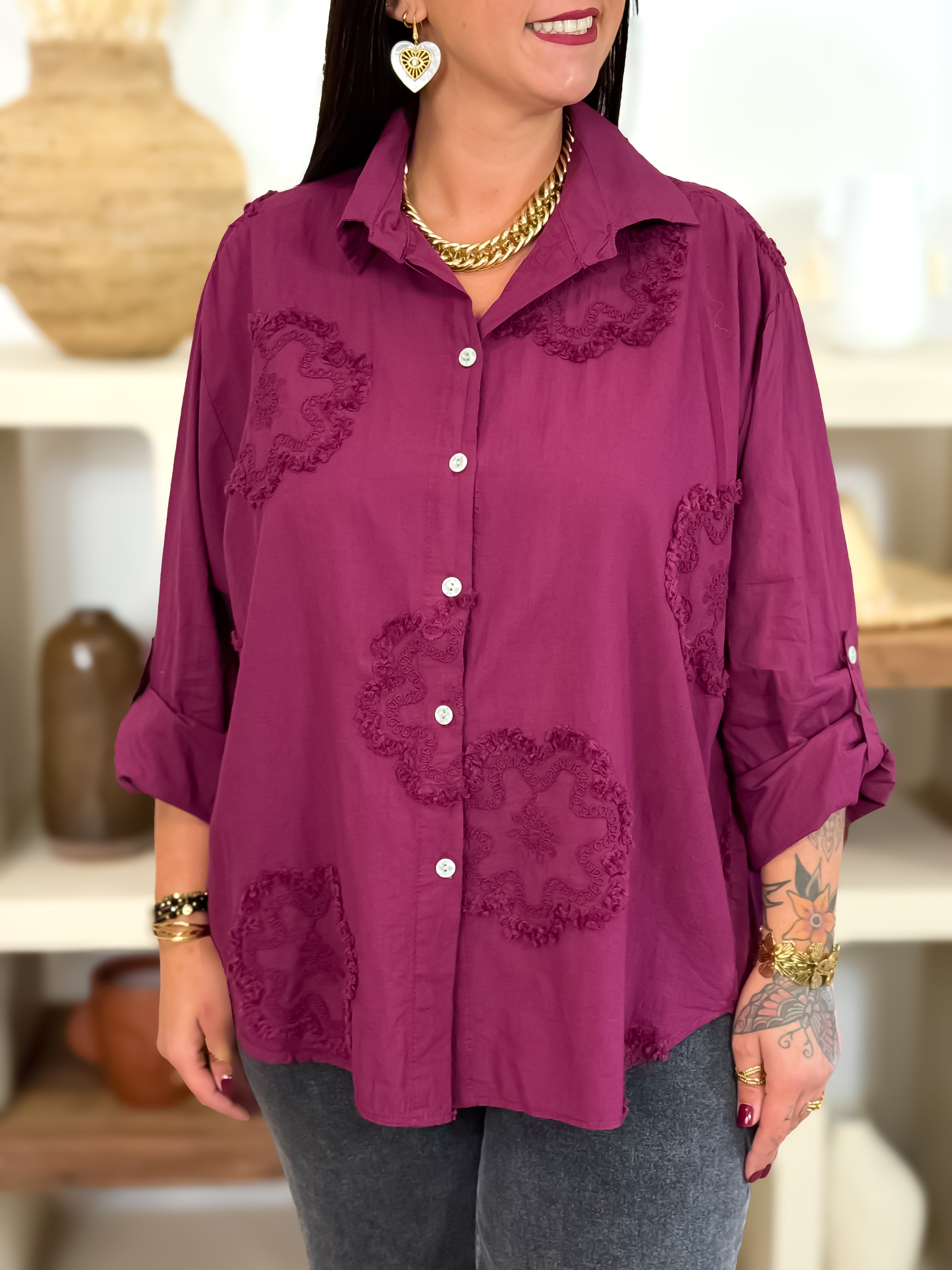 Shirt - Séverine - Kaki