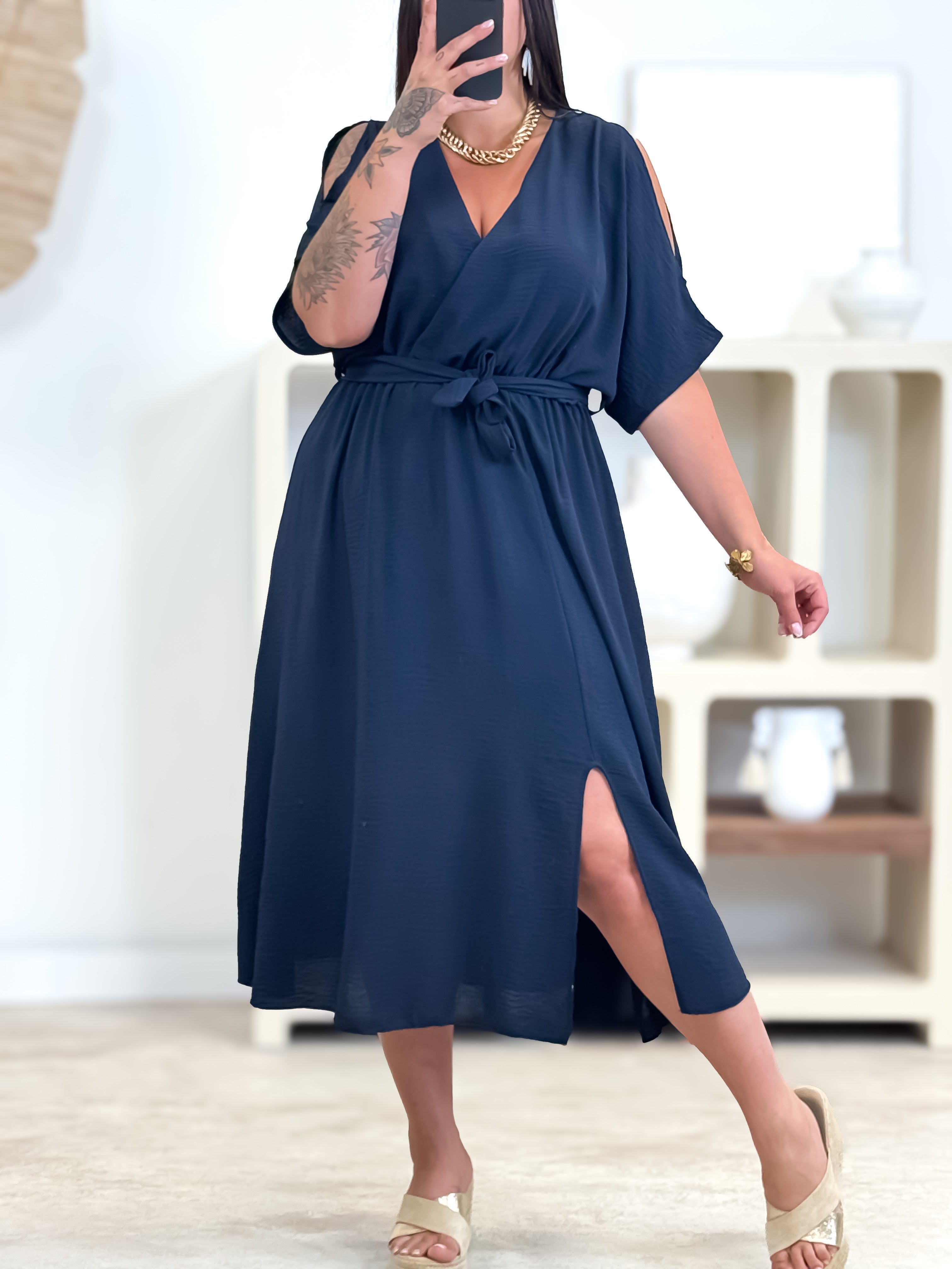 Robe - Johanna - Bleu Marine