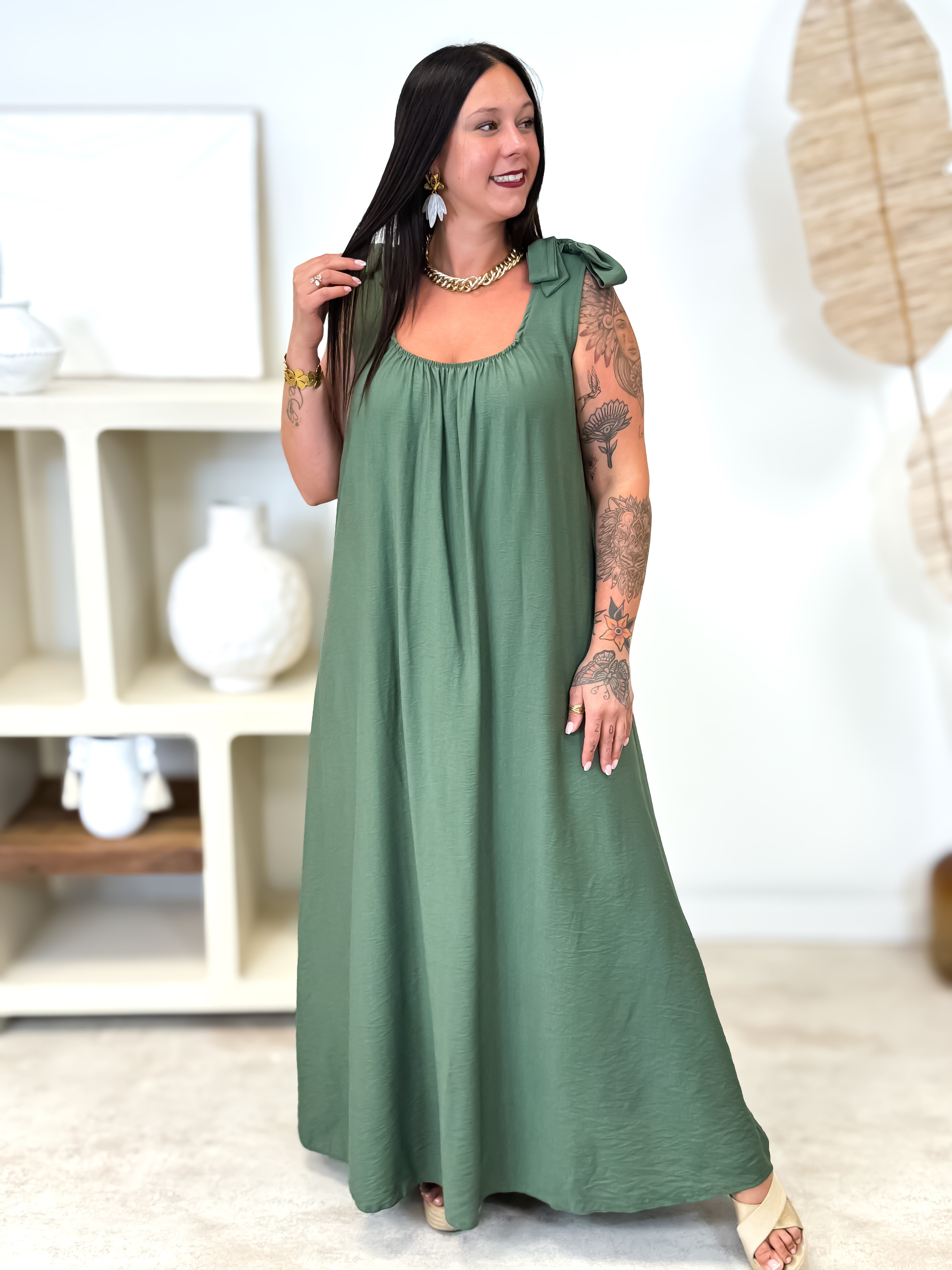 Robe - April - Kaki