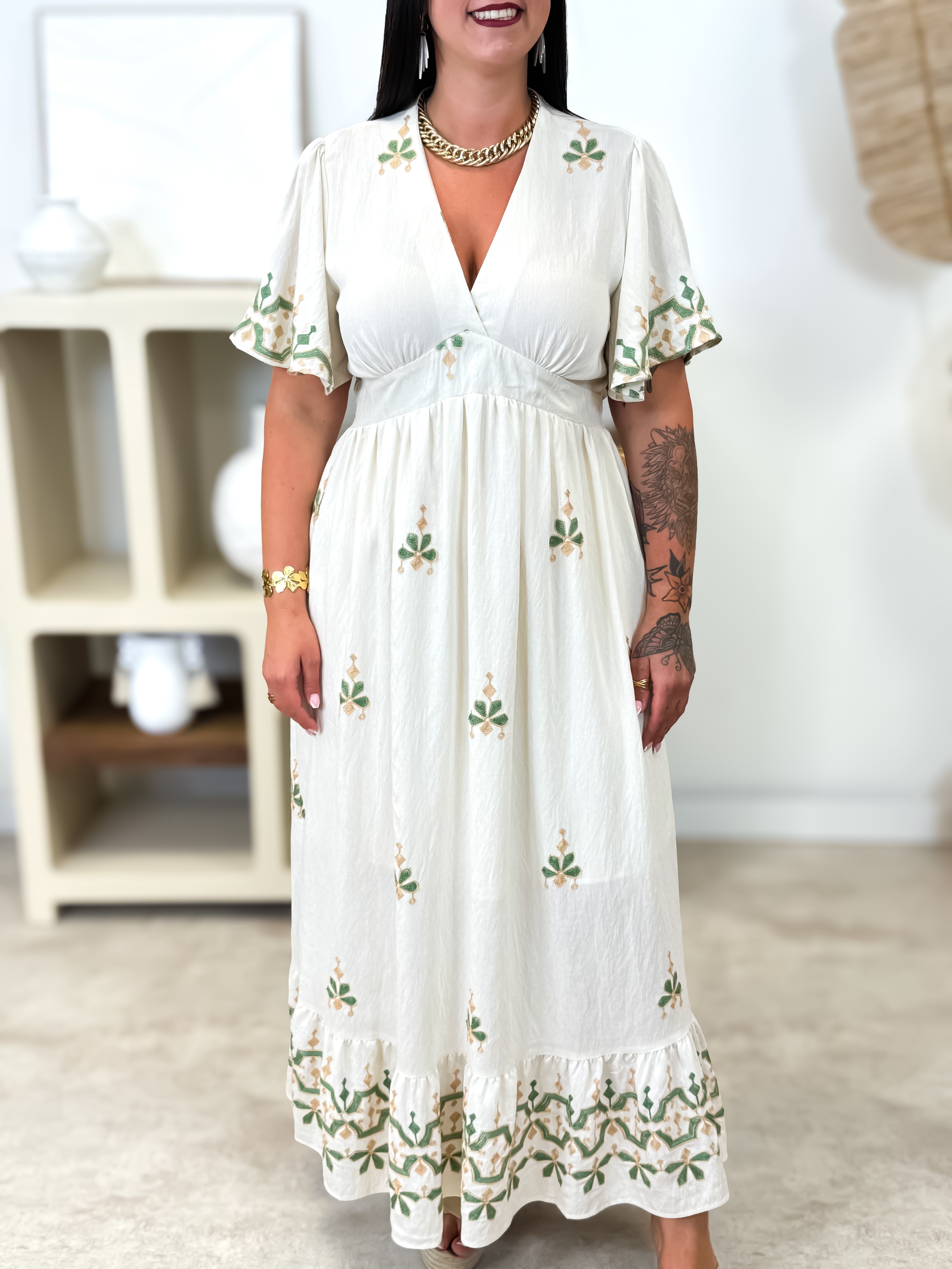 Robe - Rosalie - Beige
