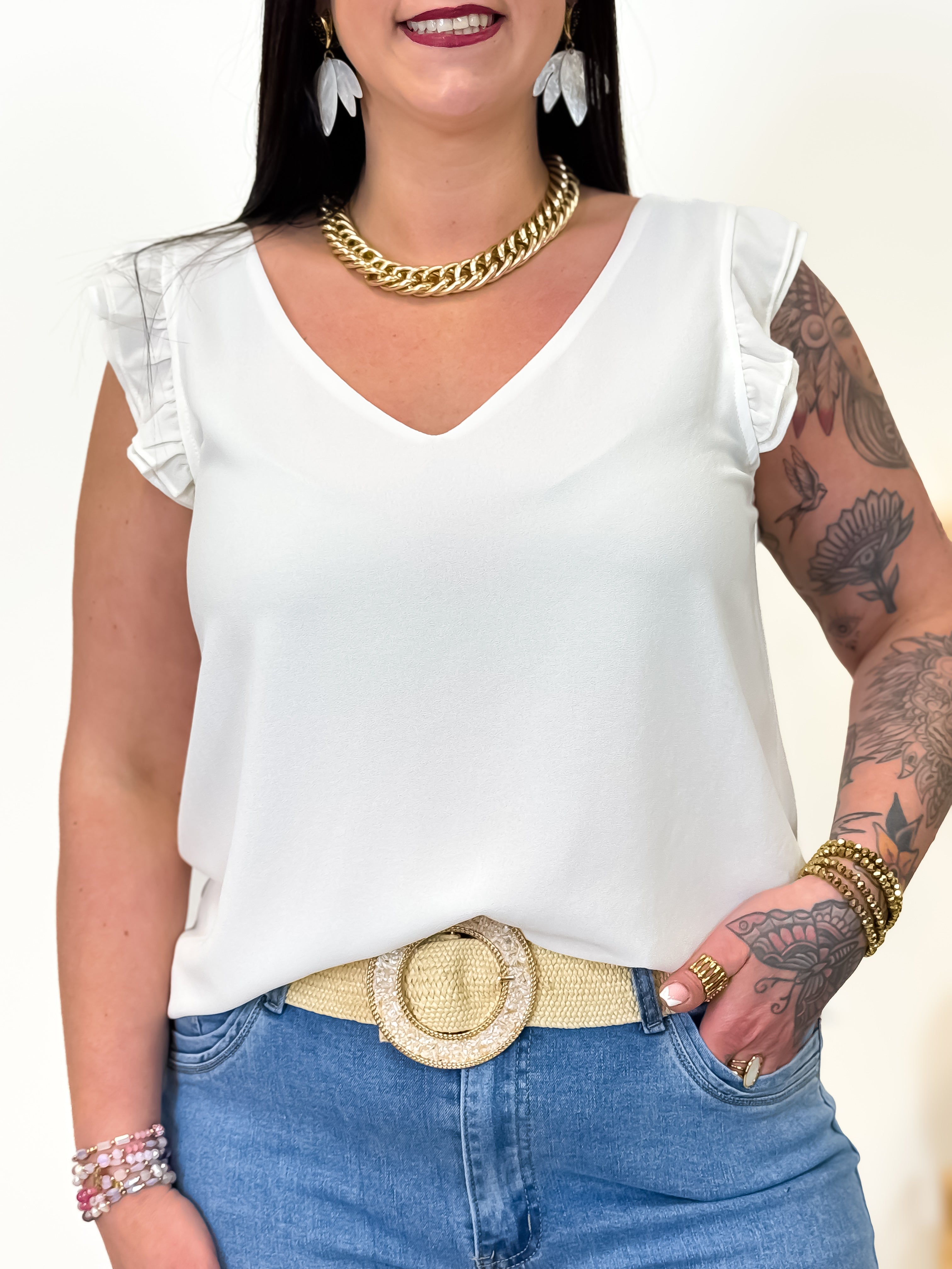Blouse - Gladys - Blanc