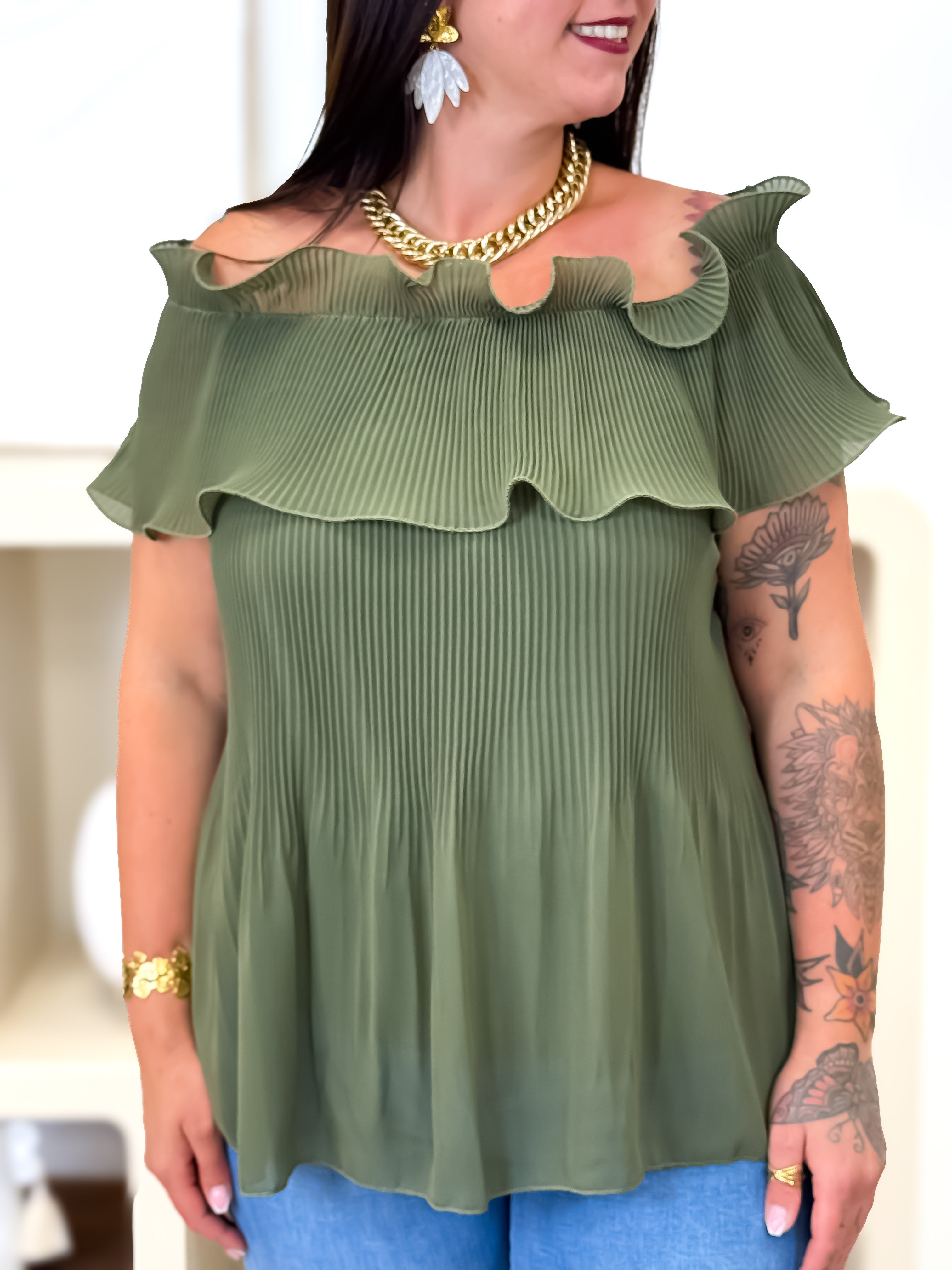 Blouse - Oxane - Geel