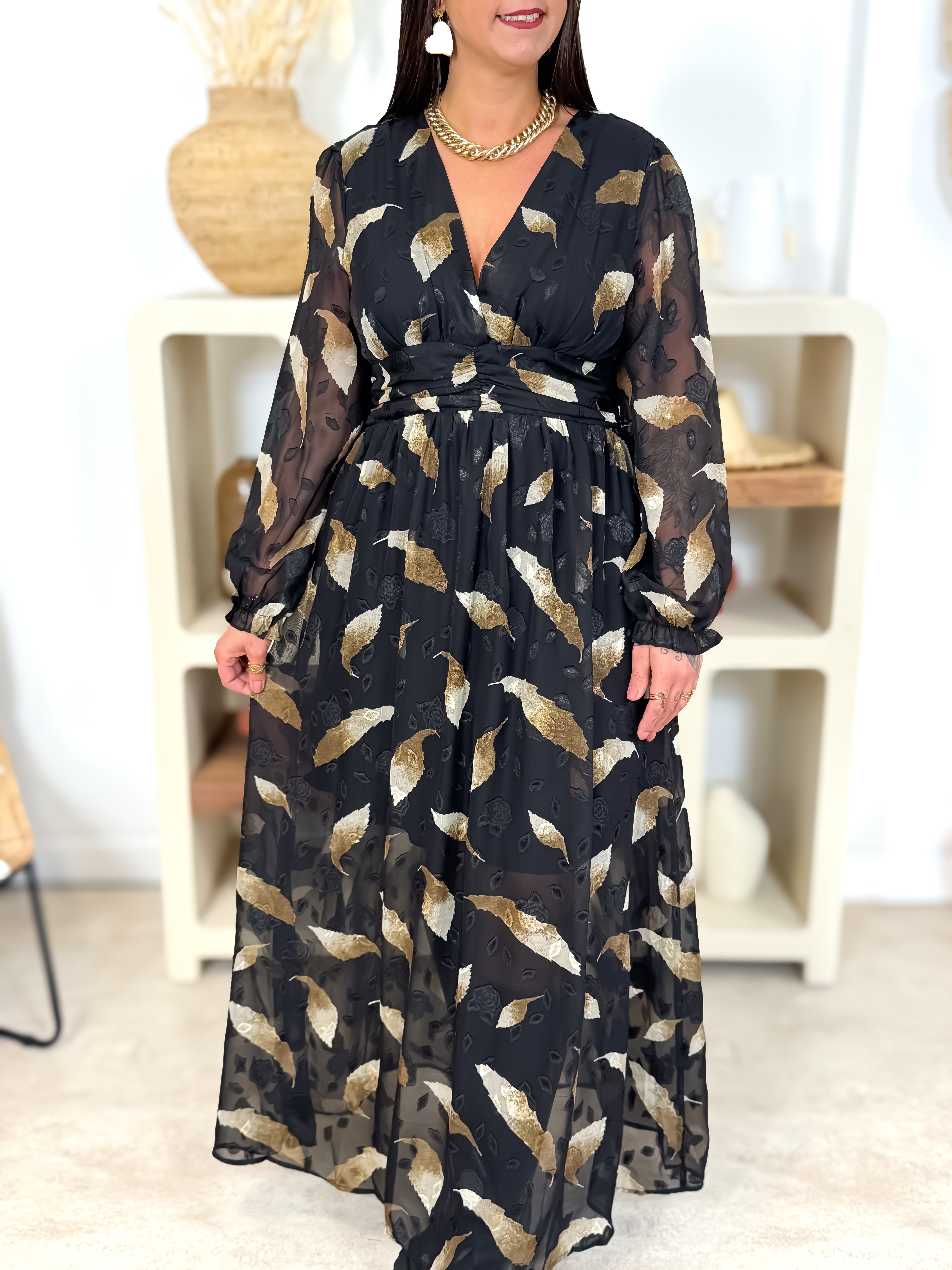 Robe Longue - Ria - Noir