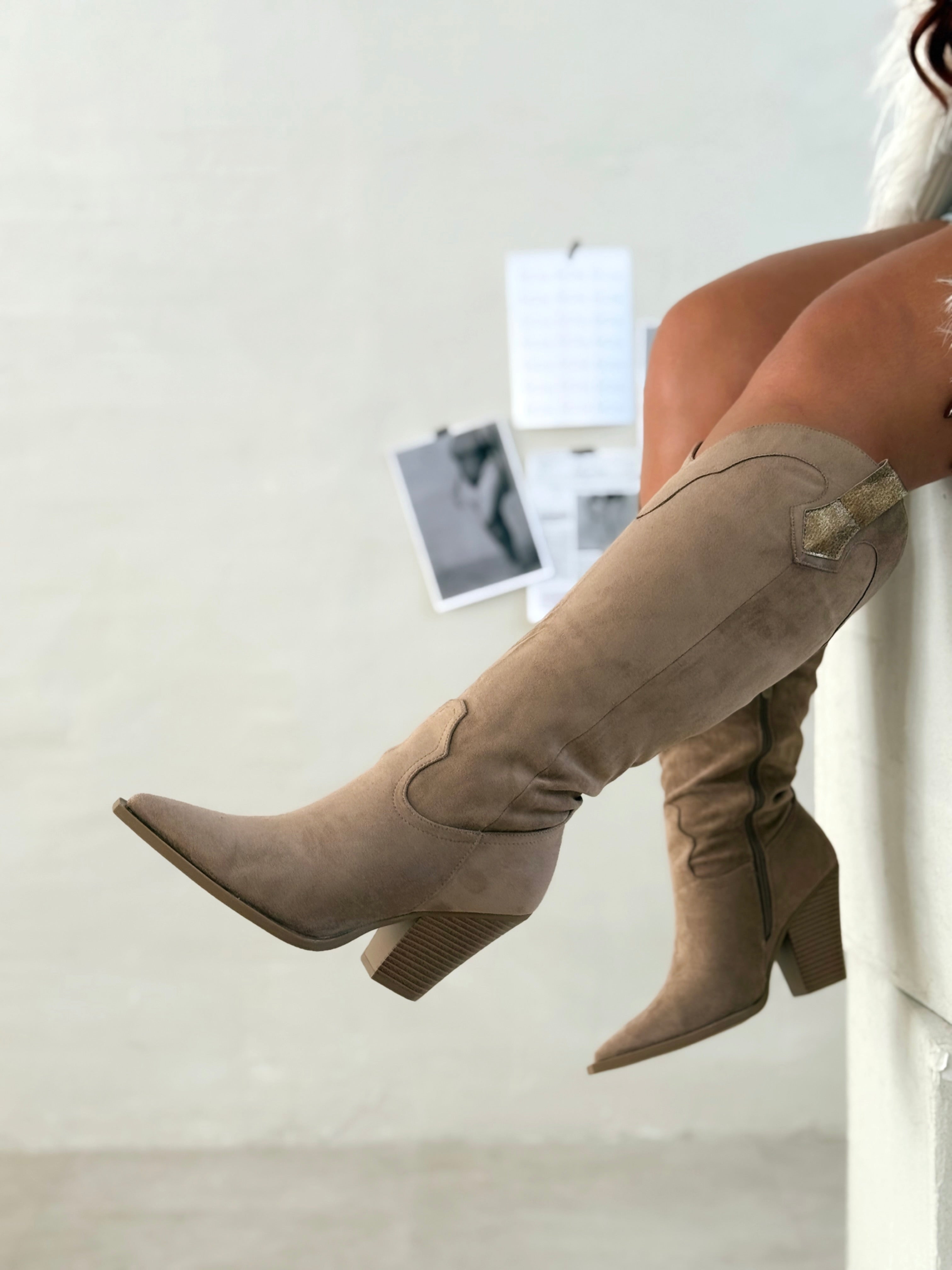 Bottes XL - Lavinia - Taupe