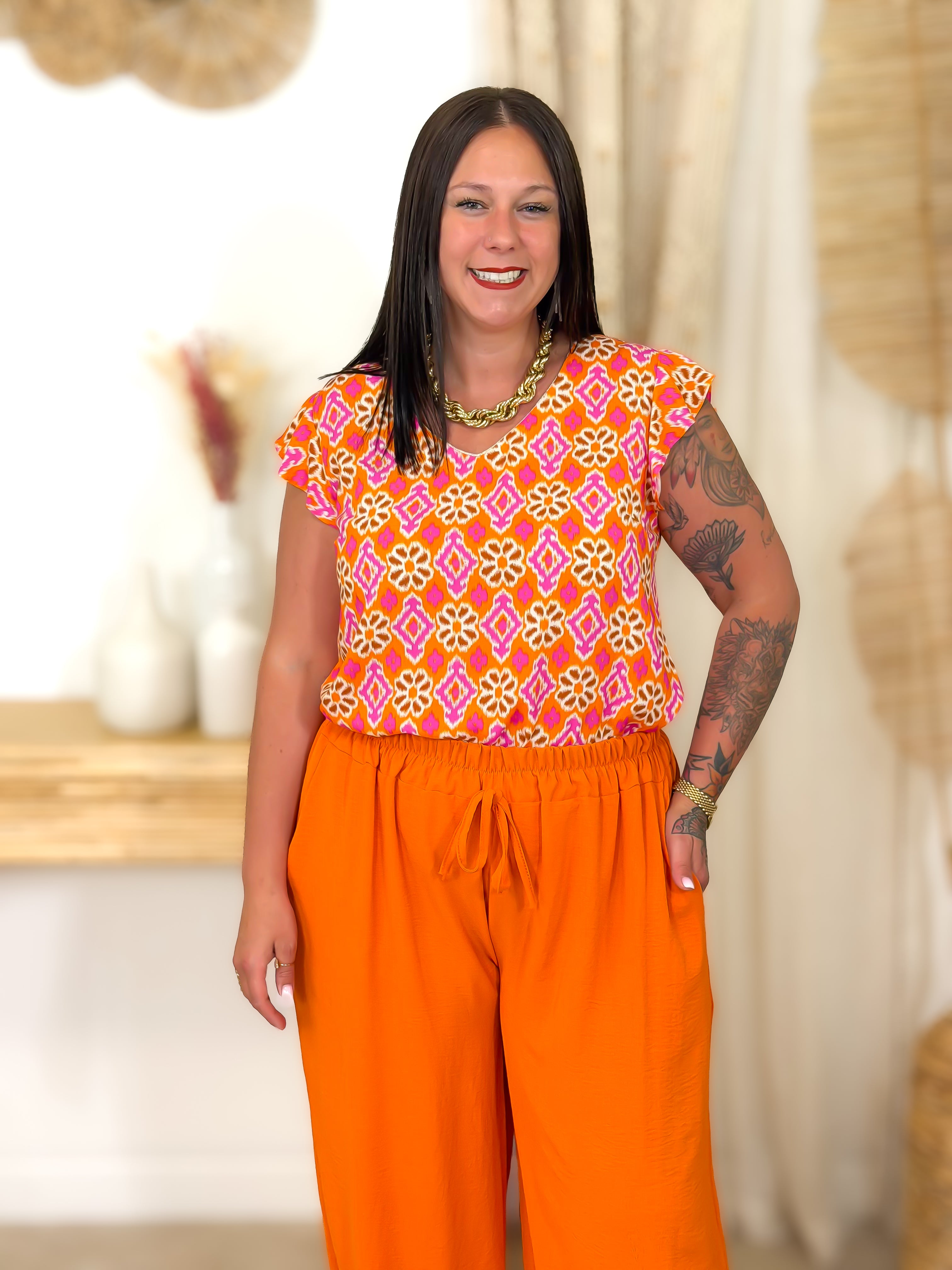 Blouse - Yuna - Orange