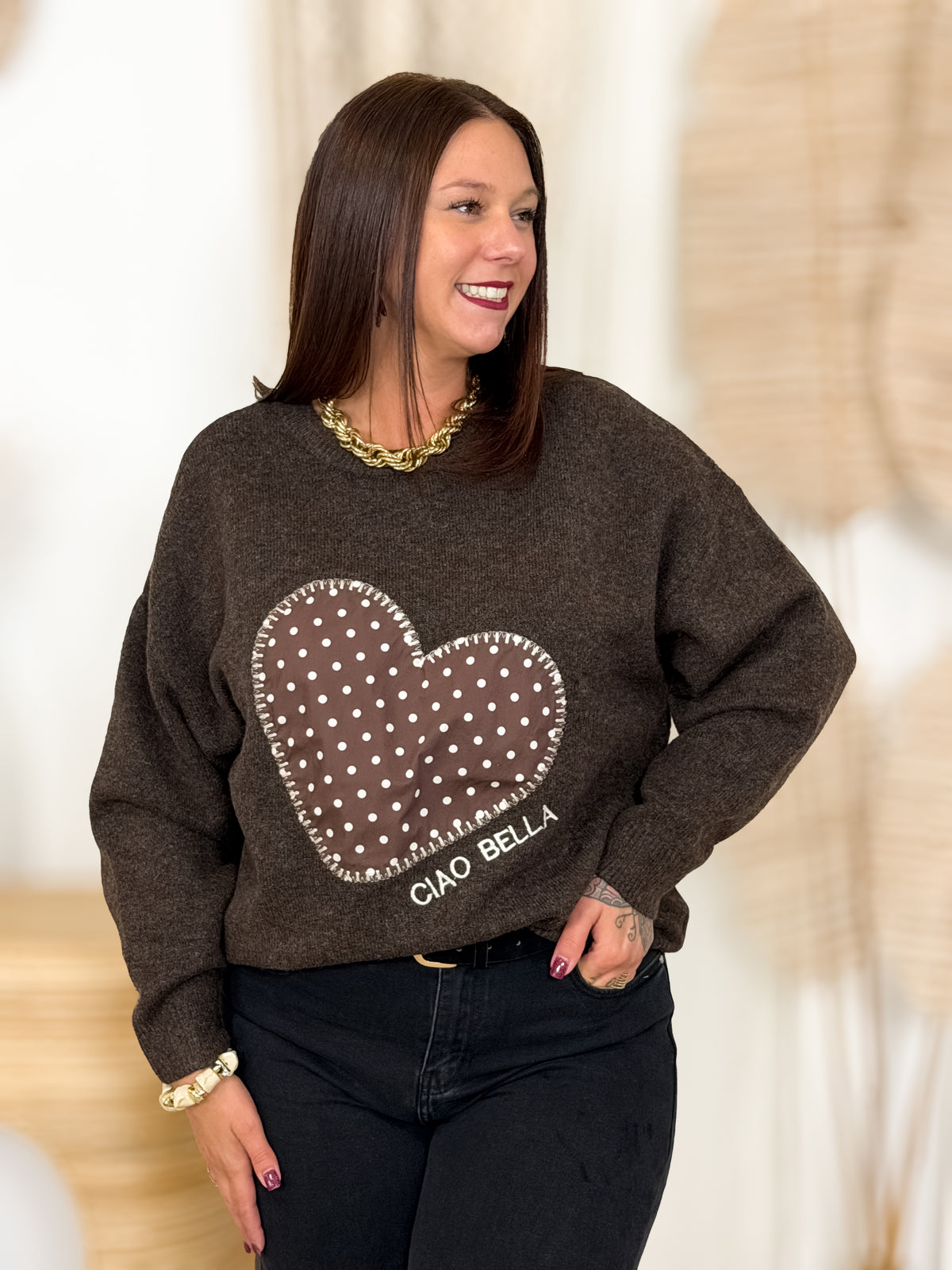 Pull - Azora - Chocolat