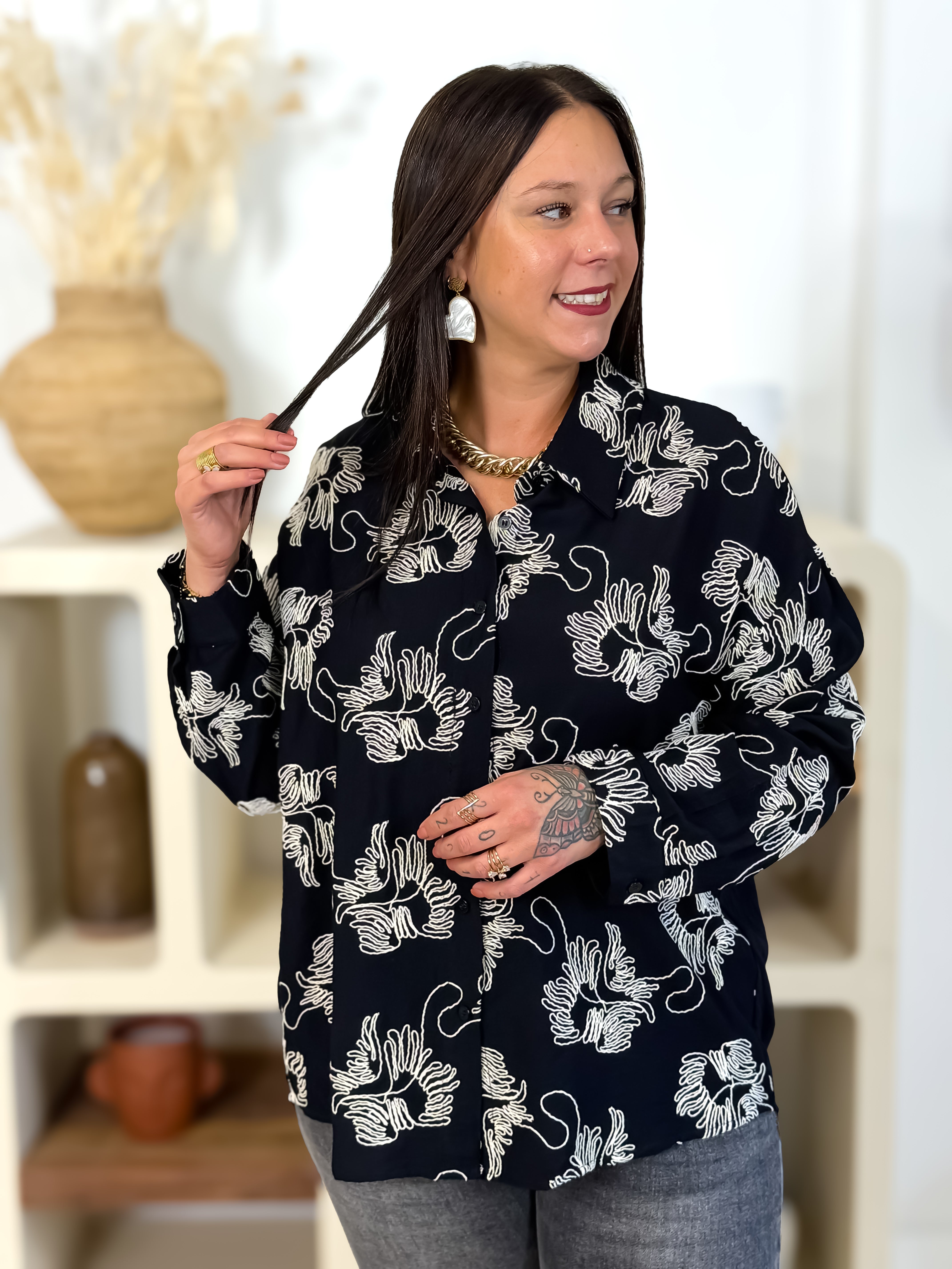 Chemisier - Nadège - Noir