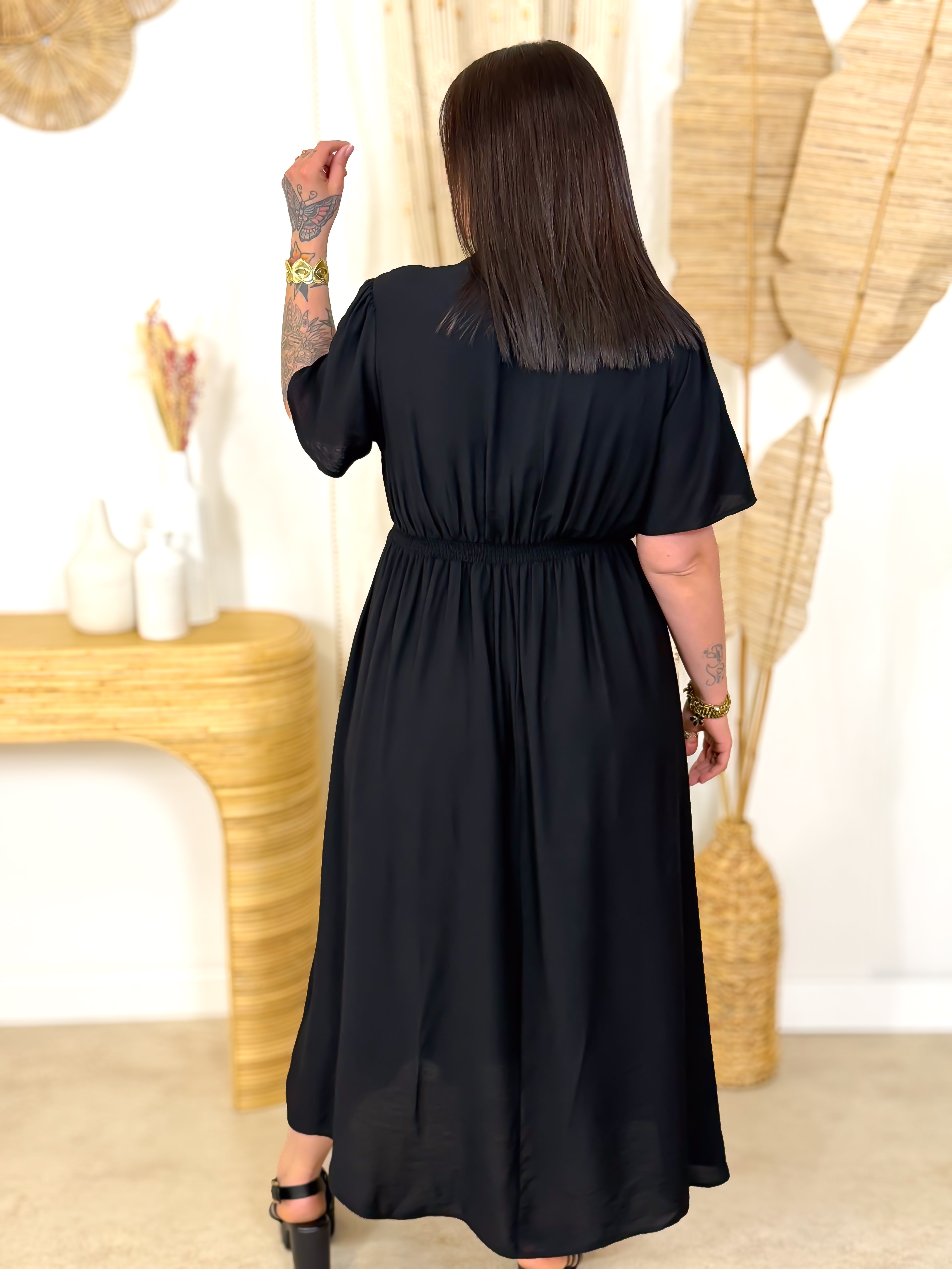 Robe Longue - Caliopa - Noir