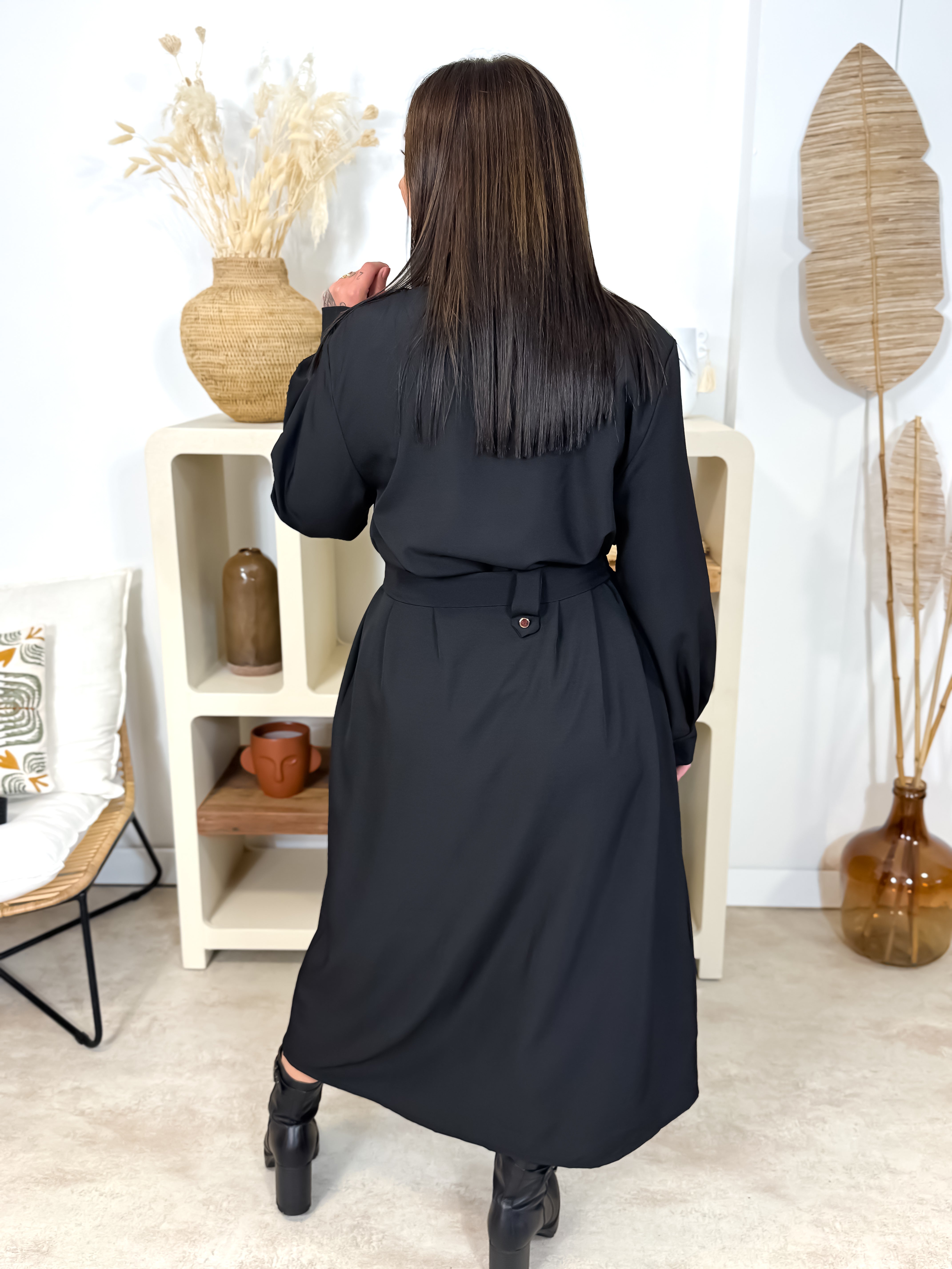 Robe longue - Hillary - Noir