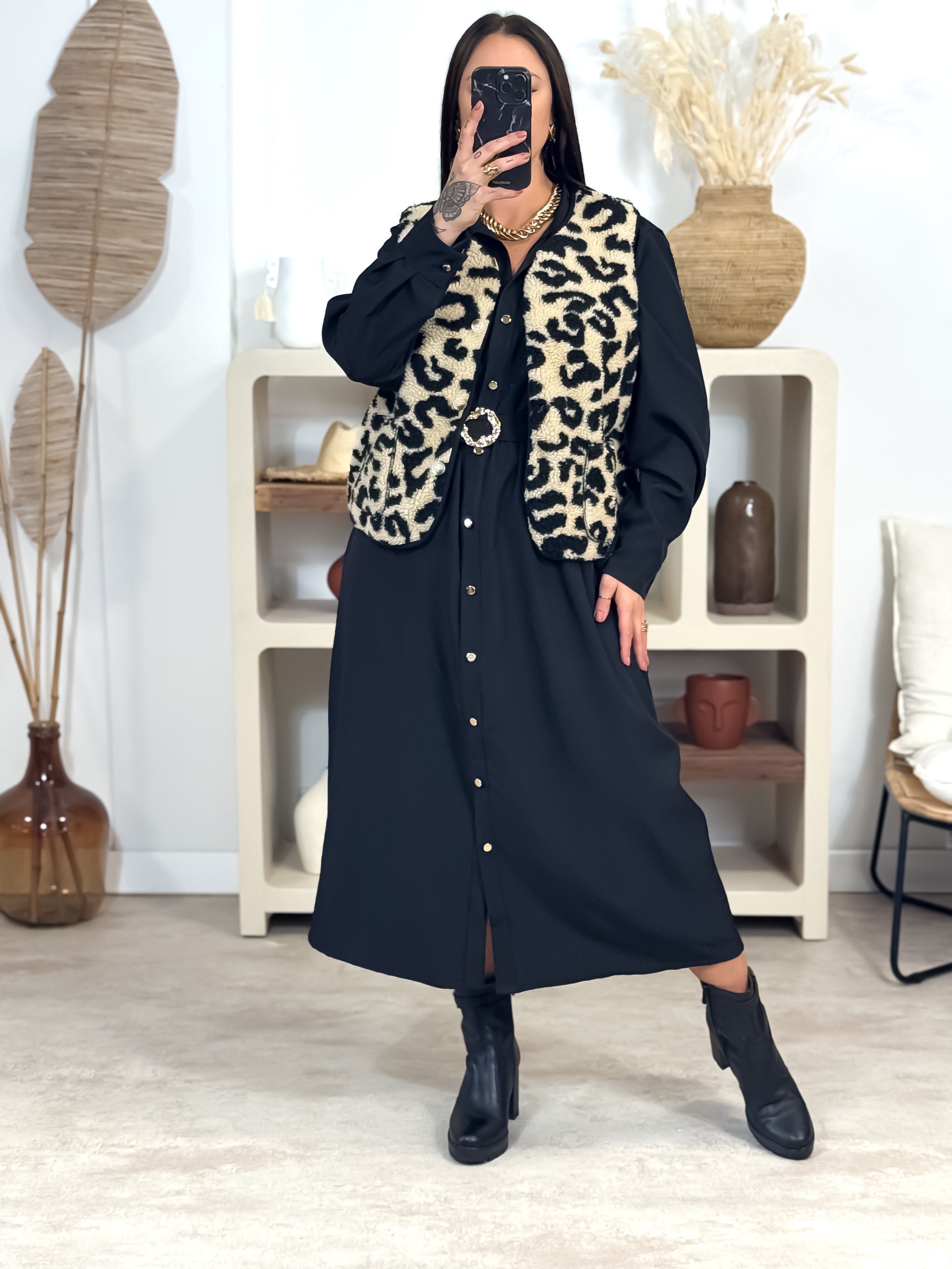 Robe longue - Hillary - Noir