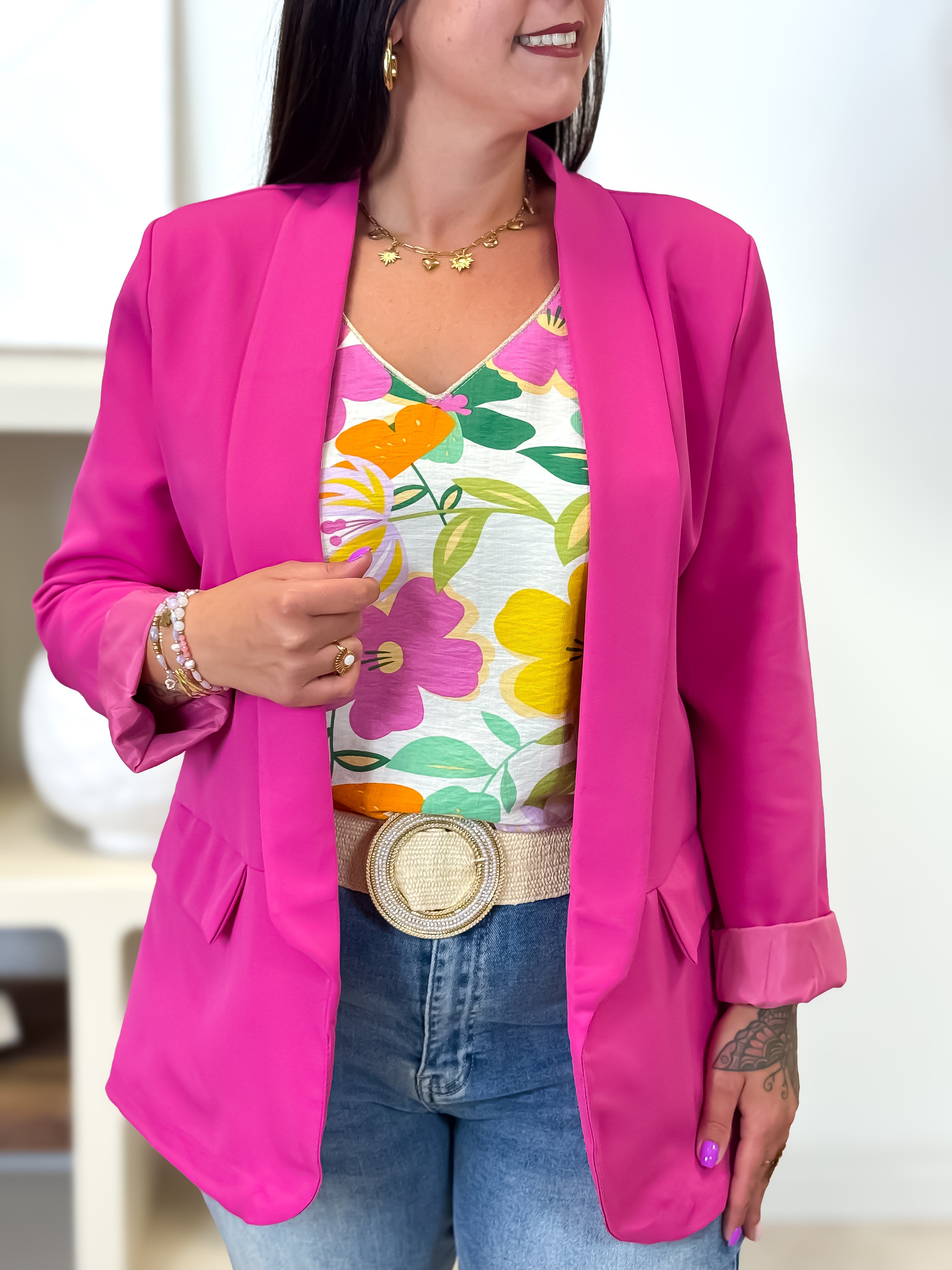 Blazer - Adèle - Fuchsia