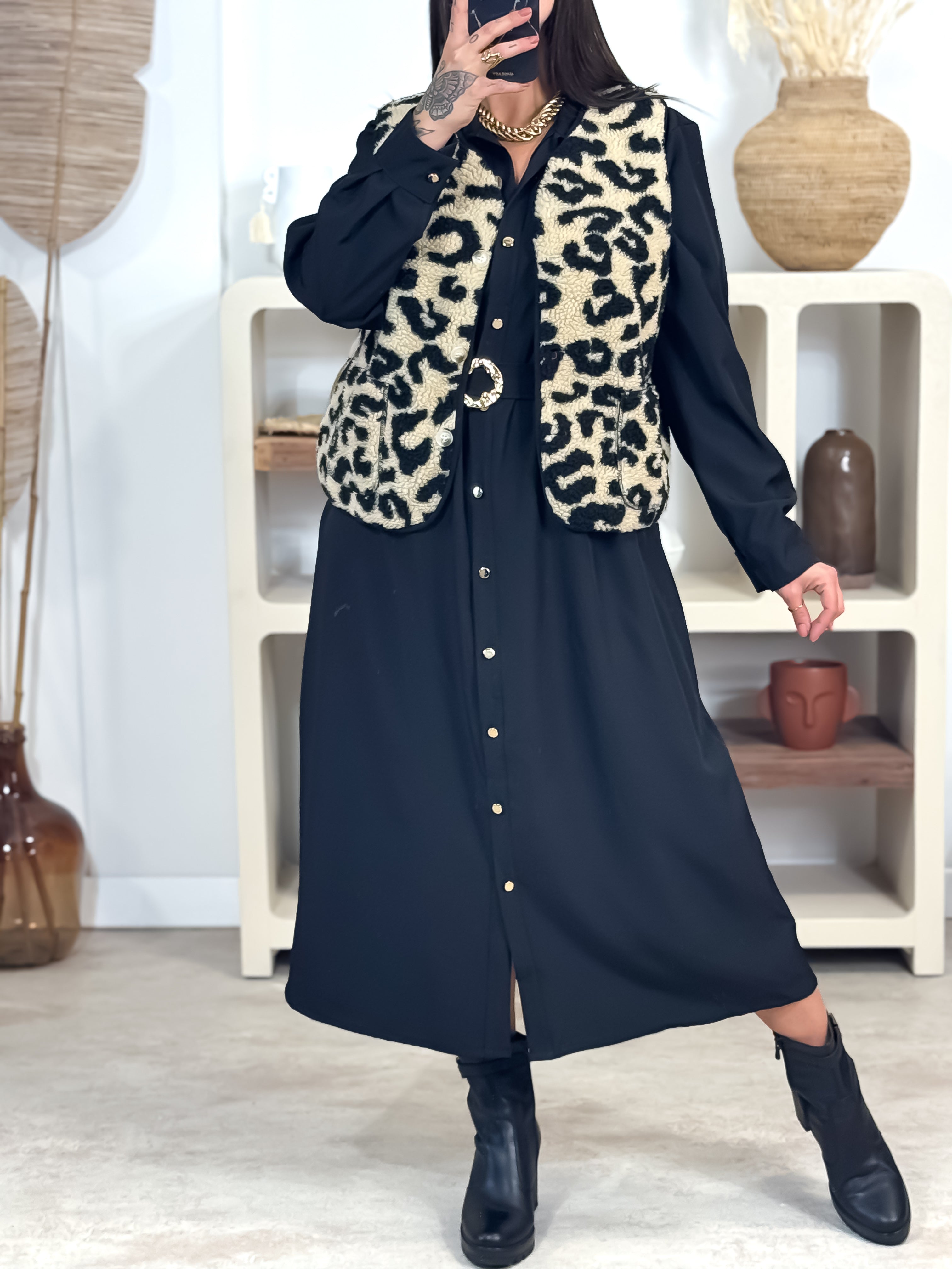 Robe longue - Hillary - Noir