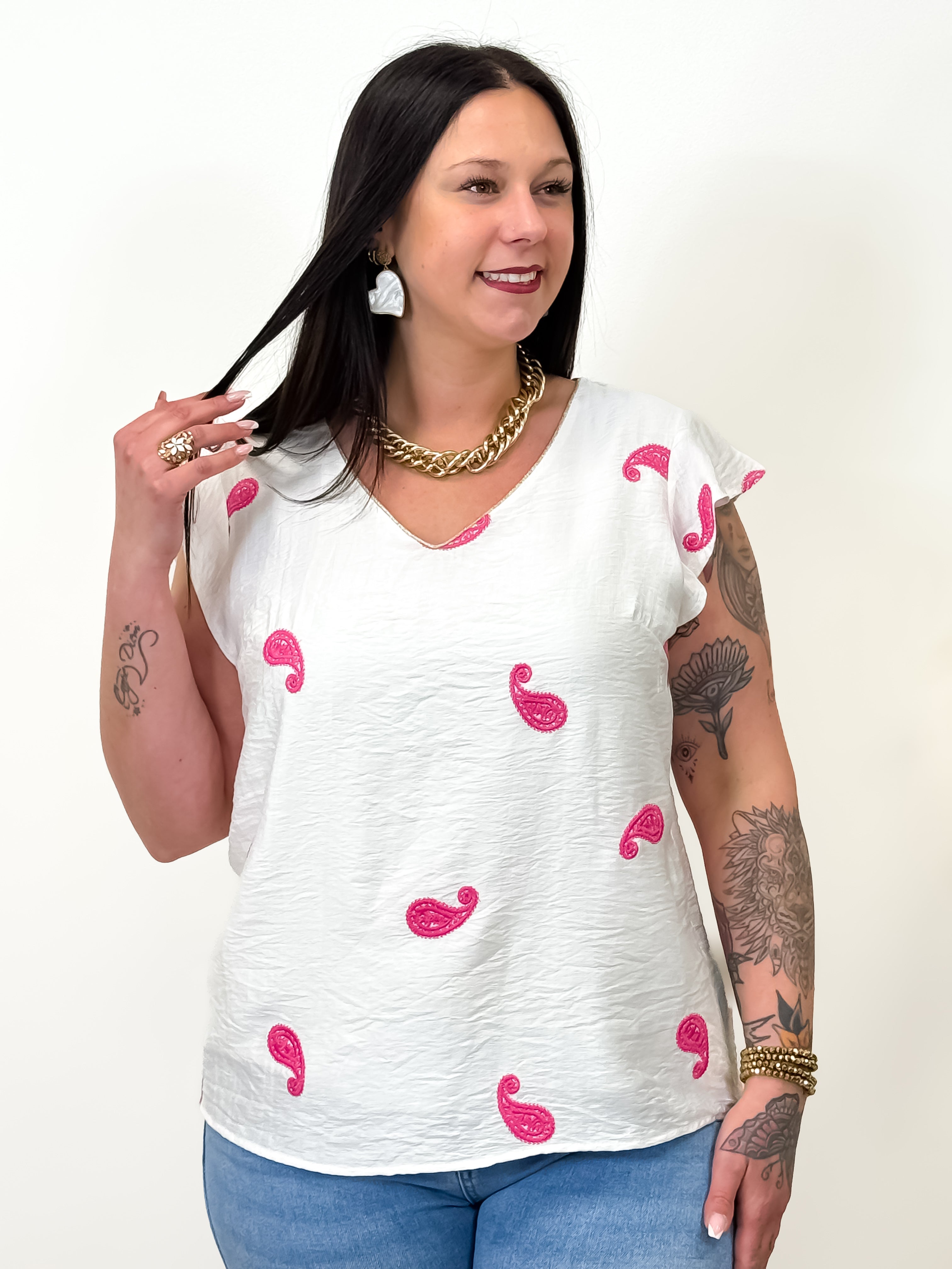 Blouse - Claudette - Blanc
