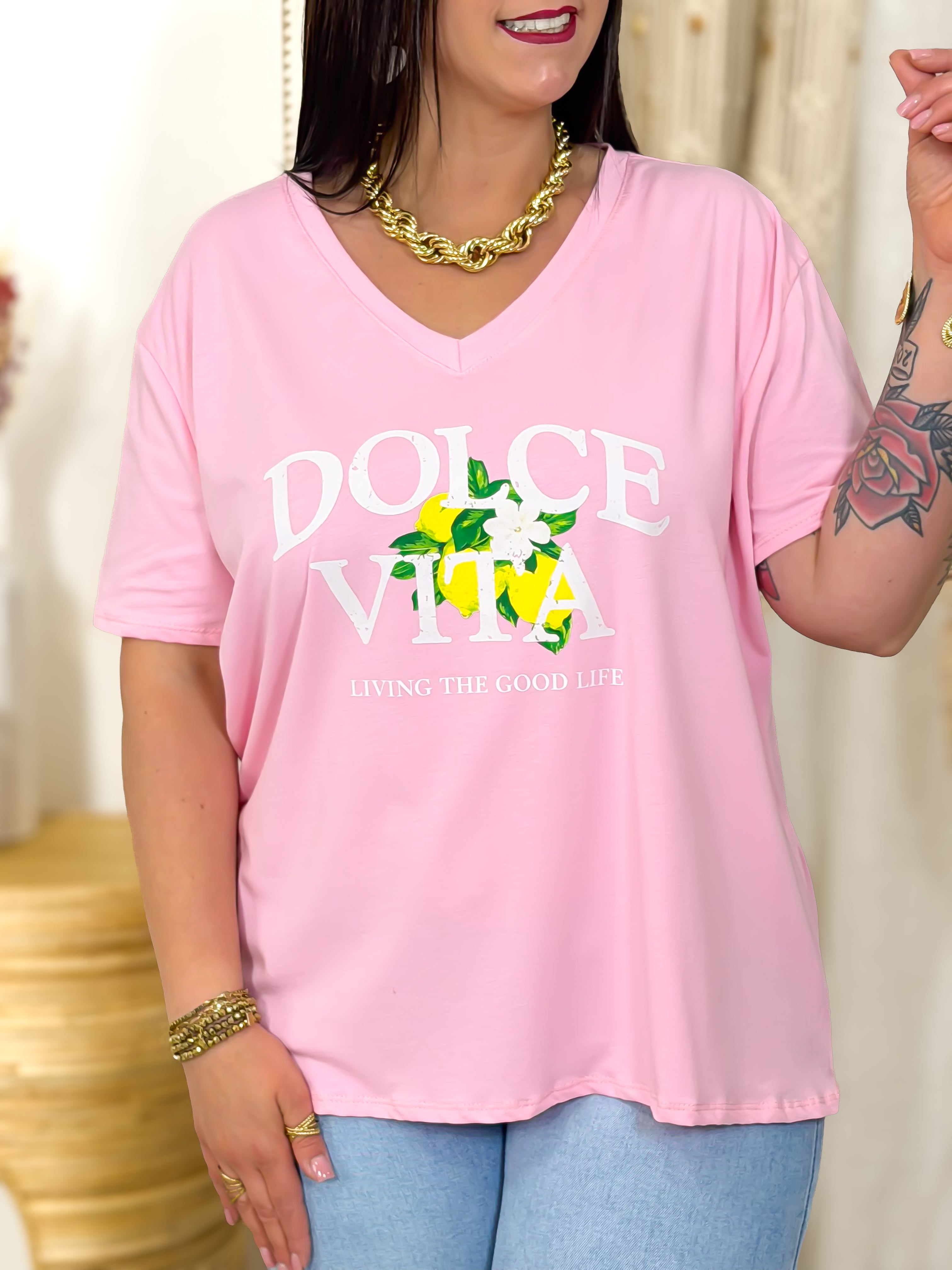 T-shirt - Amara - Rose