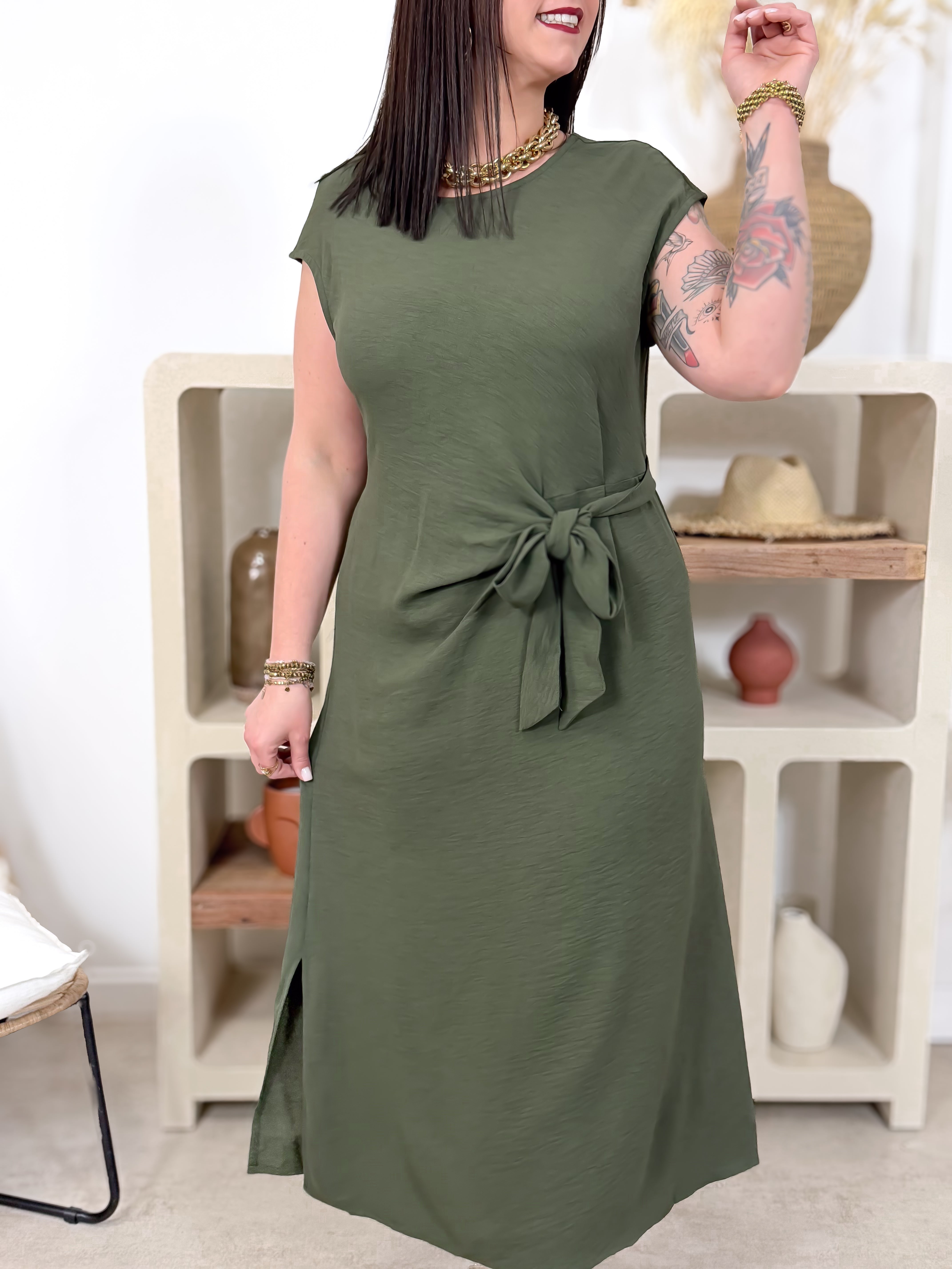 Robe - Alicia - Kaki