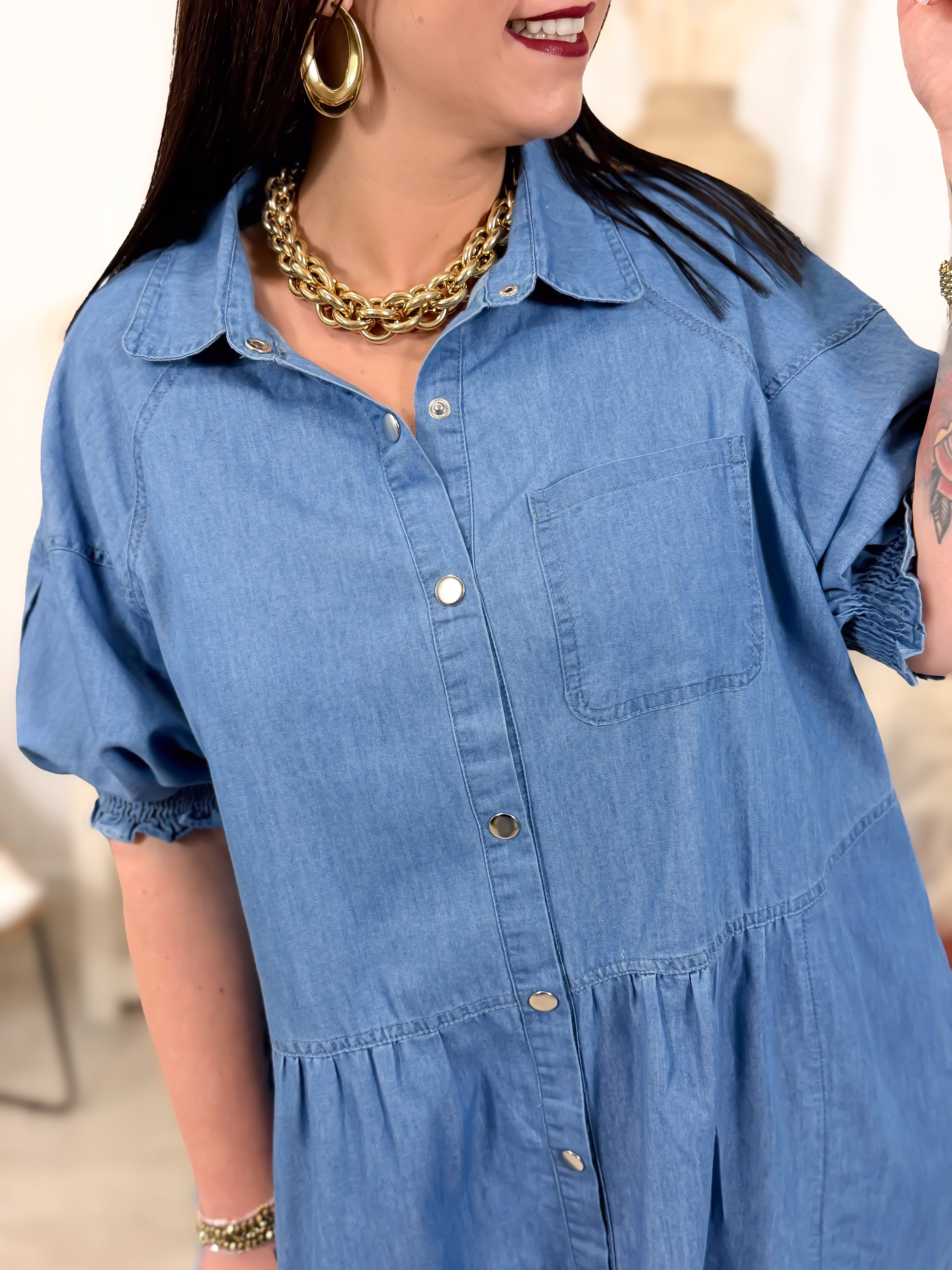 Robe - Andreanne - Bleu Jeans