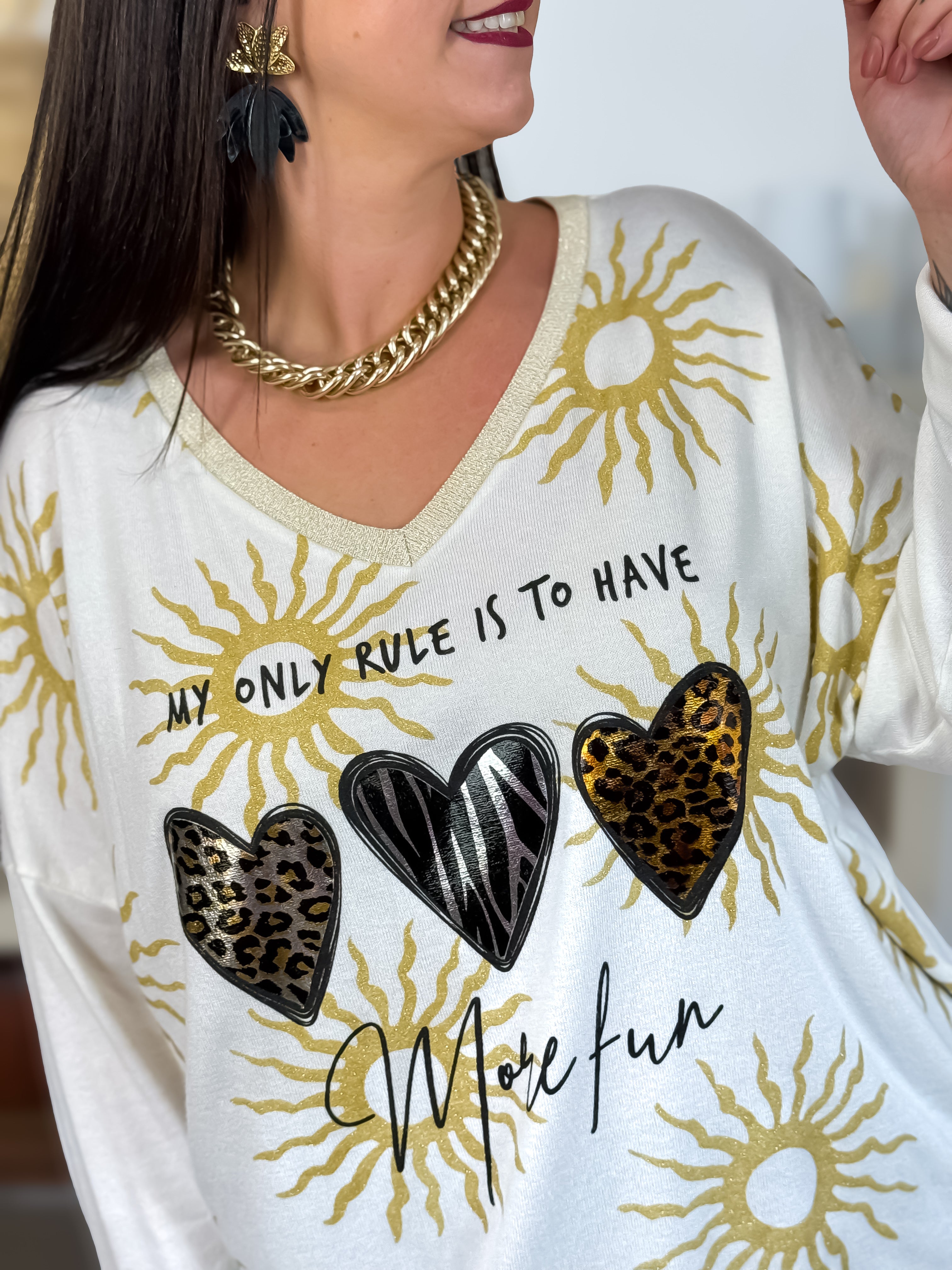 Pull - Elsaline - Blanc