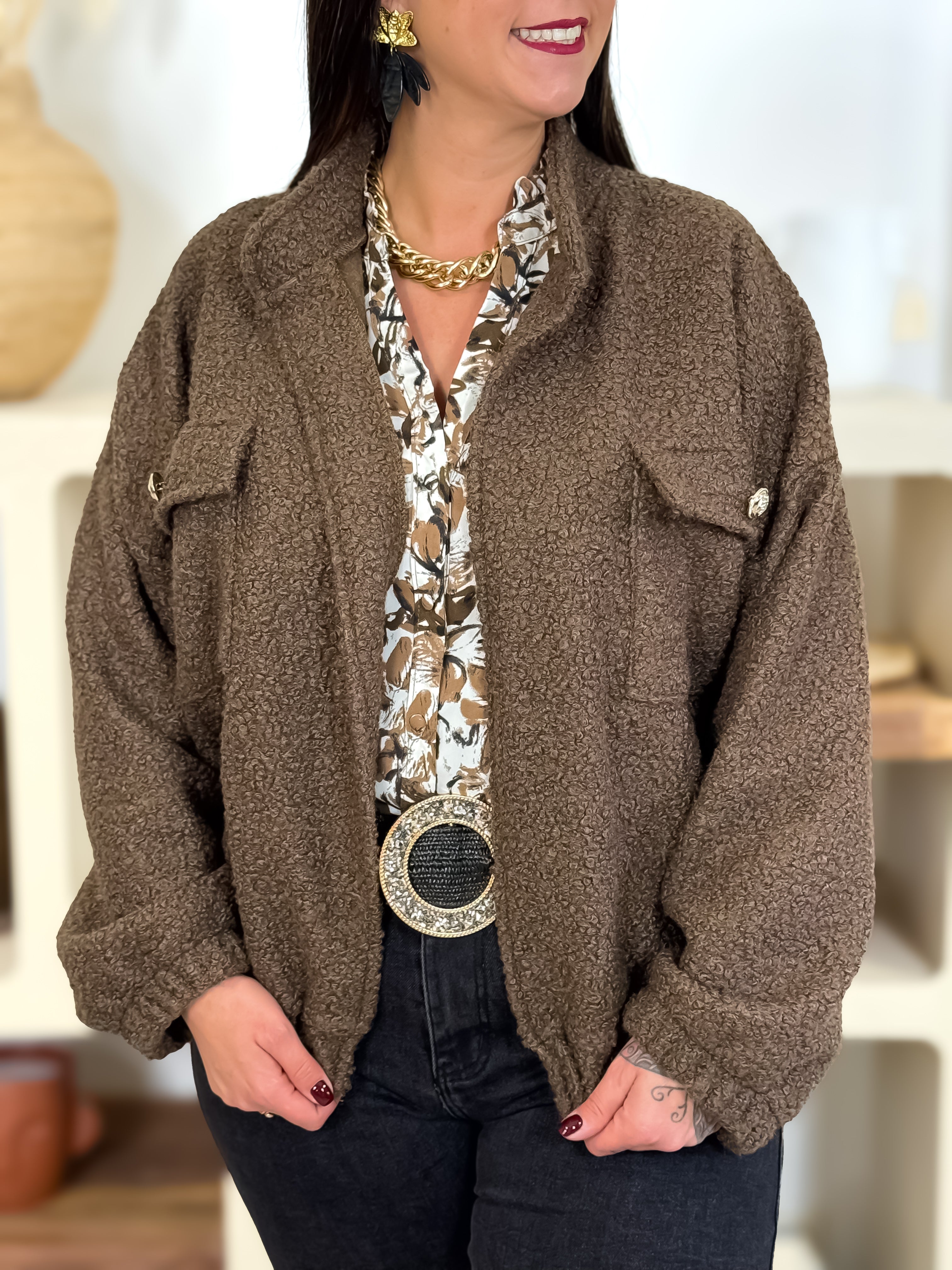 Veste - Dahina - Brun