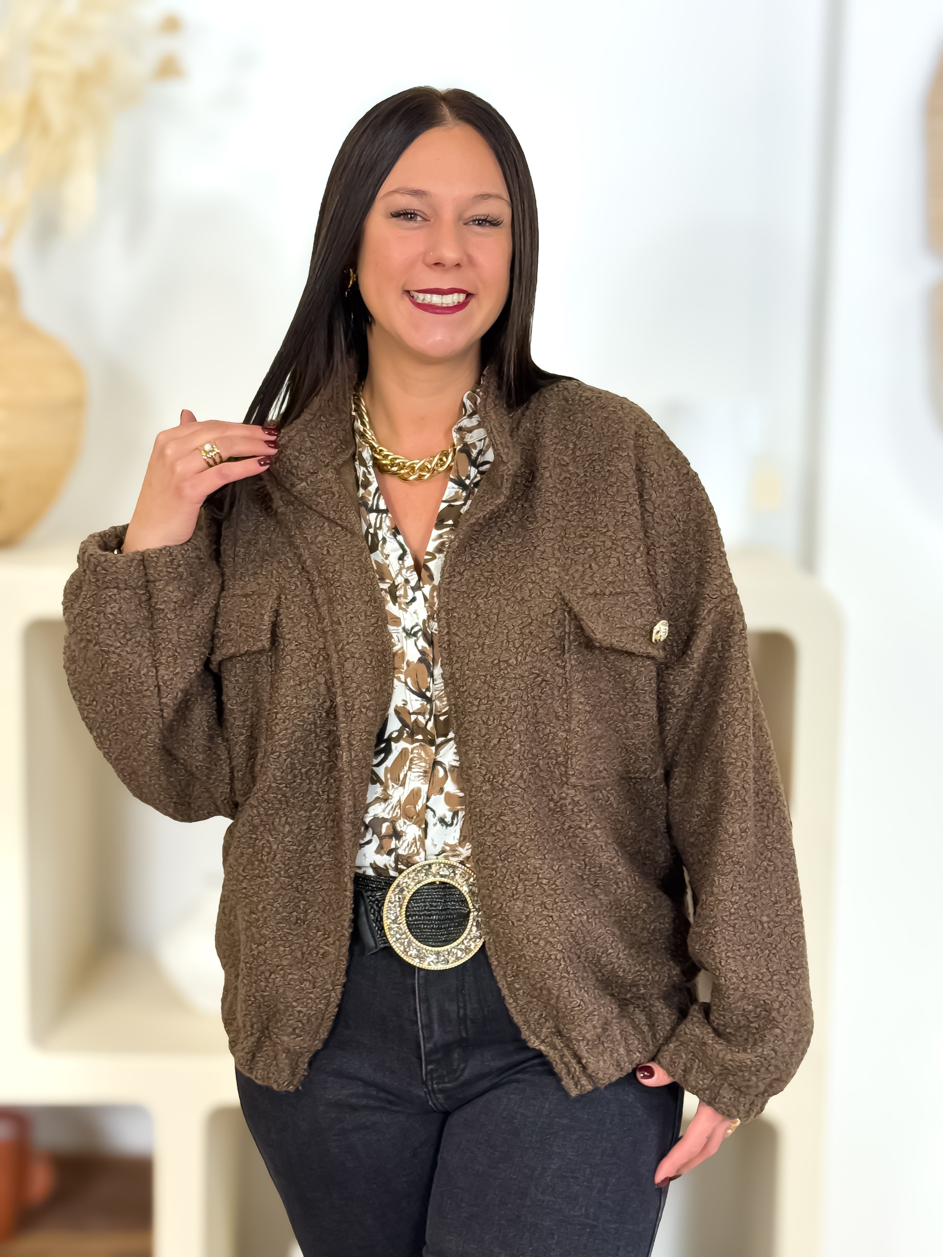 Veste - Dahina - Brun
