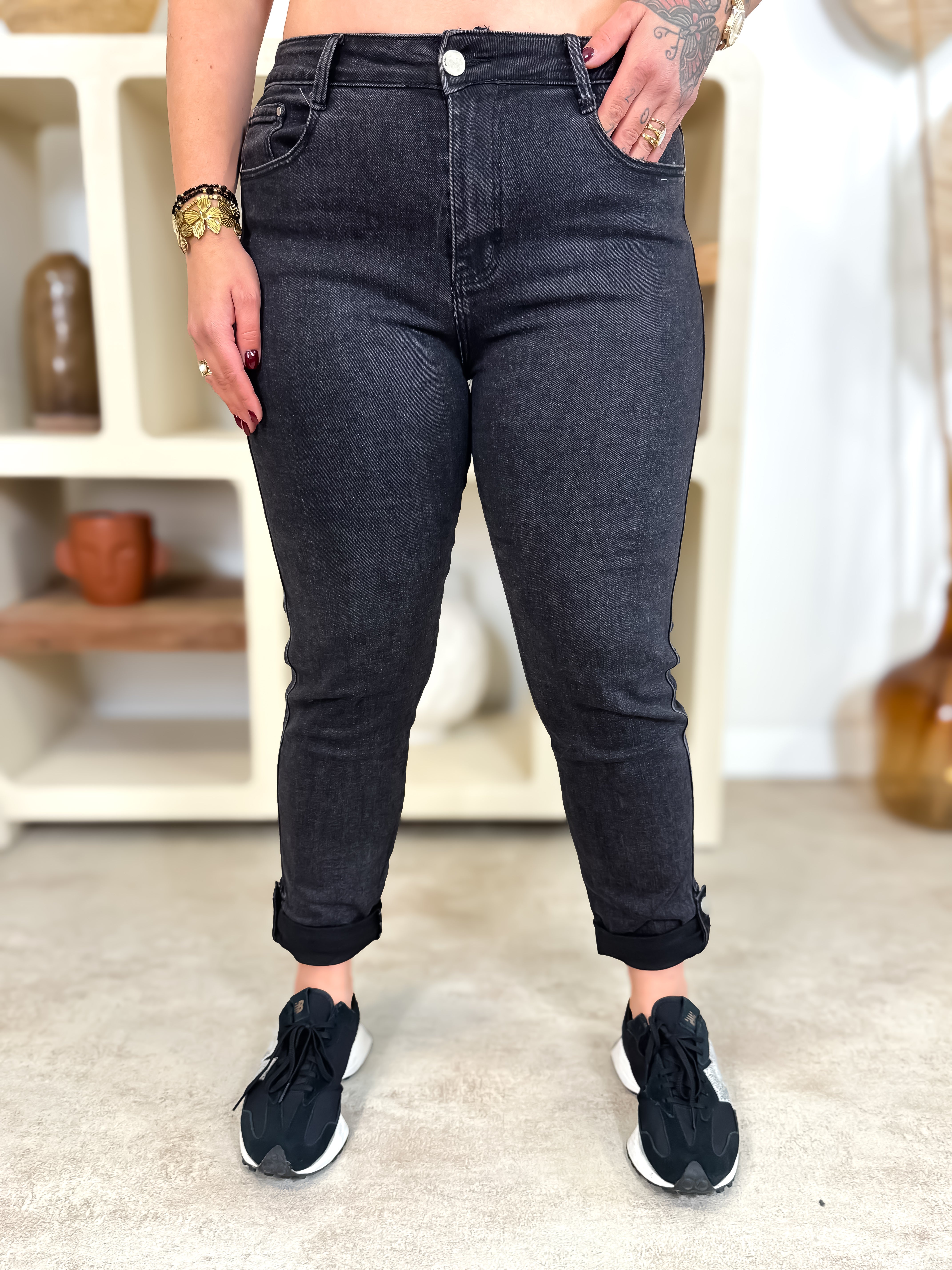 Jeans - Féllicia - Gris foncé