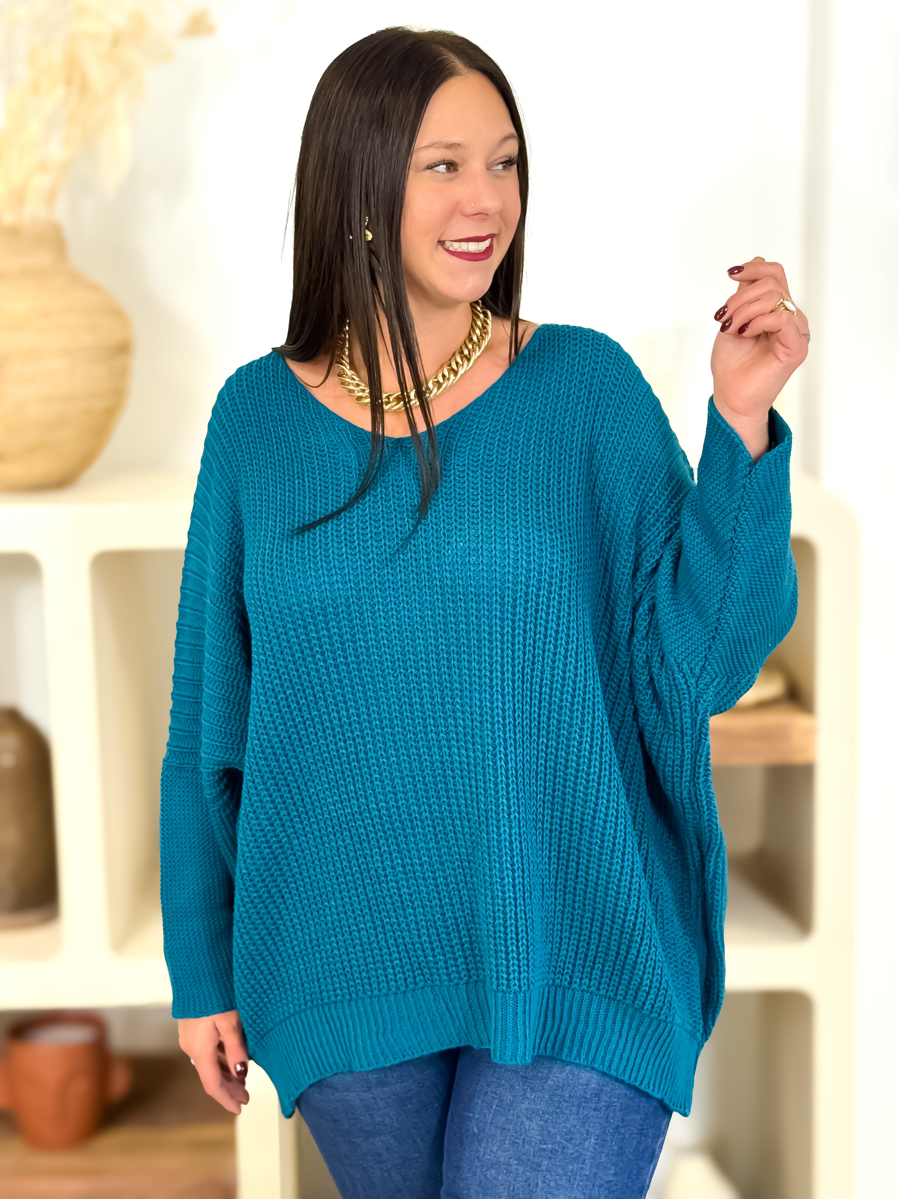Pull - Annissa - Bleu canard