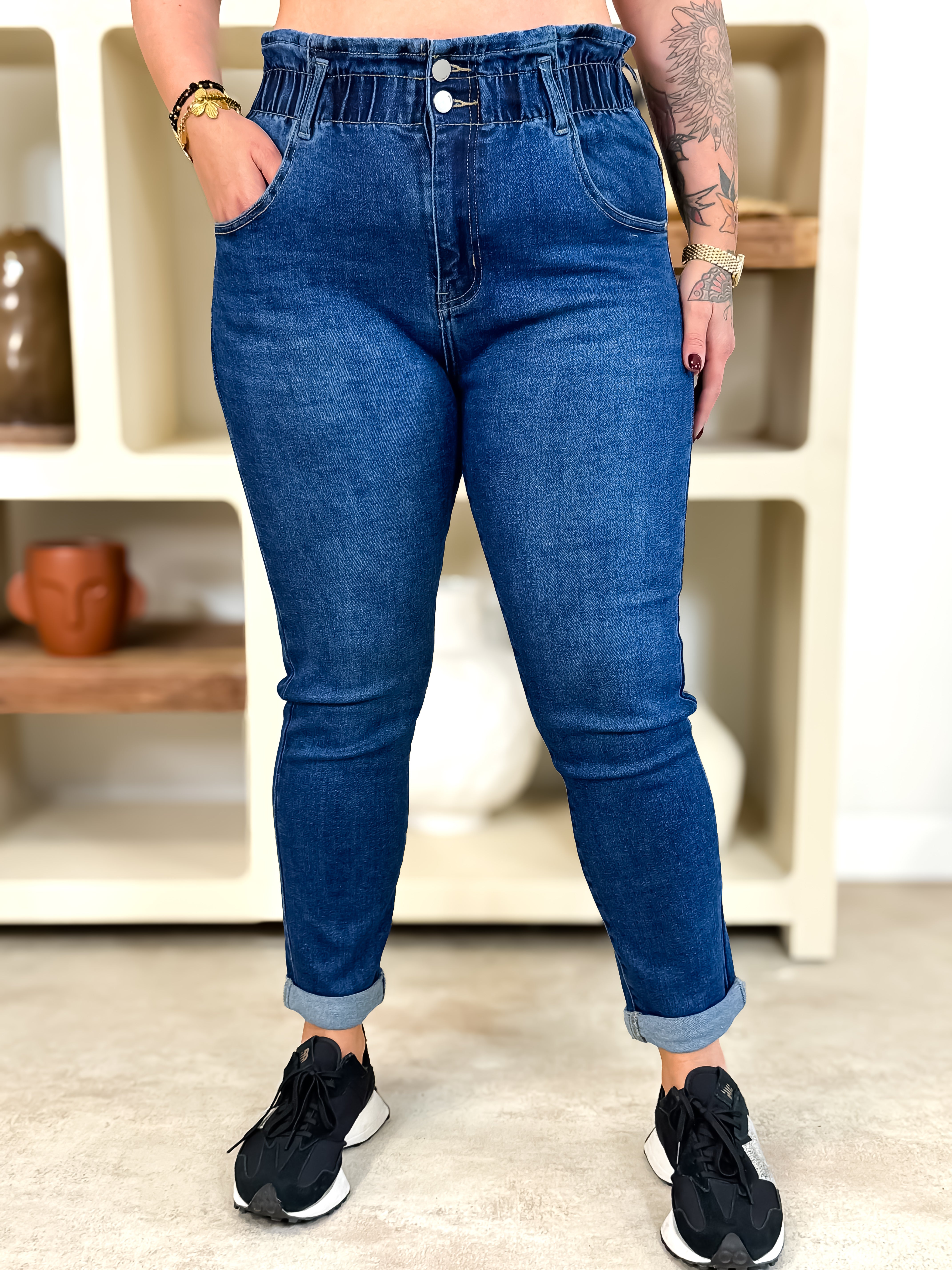 Jeans - Elina - Bleu