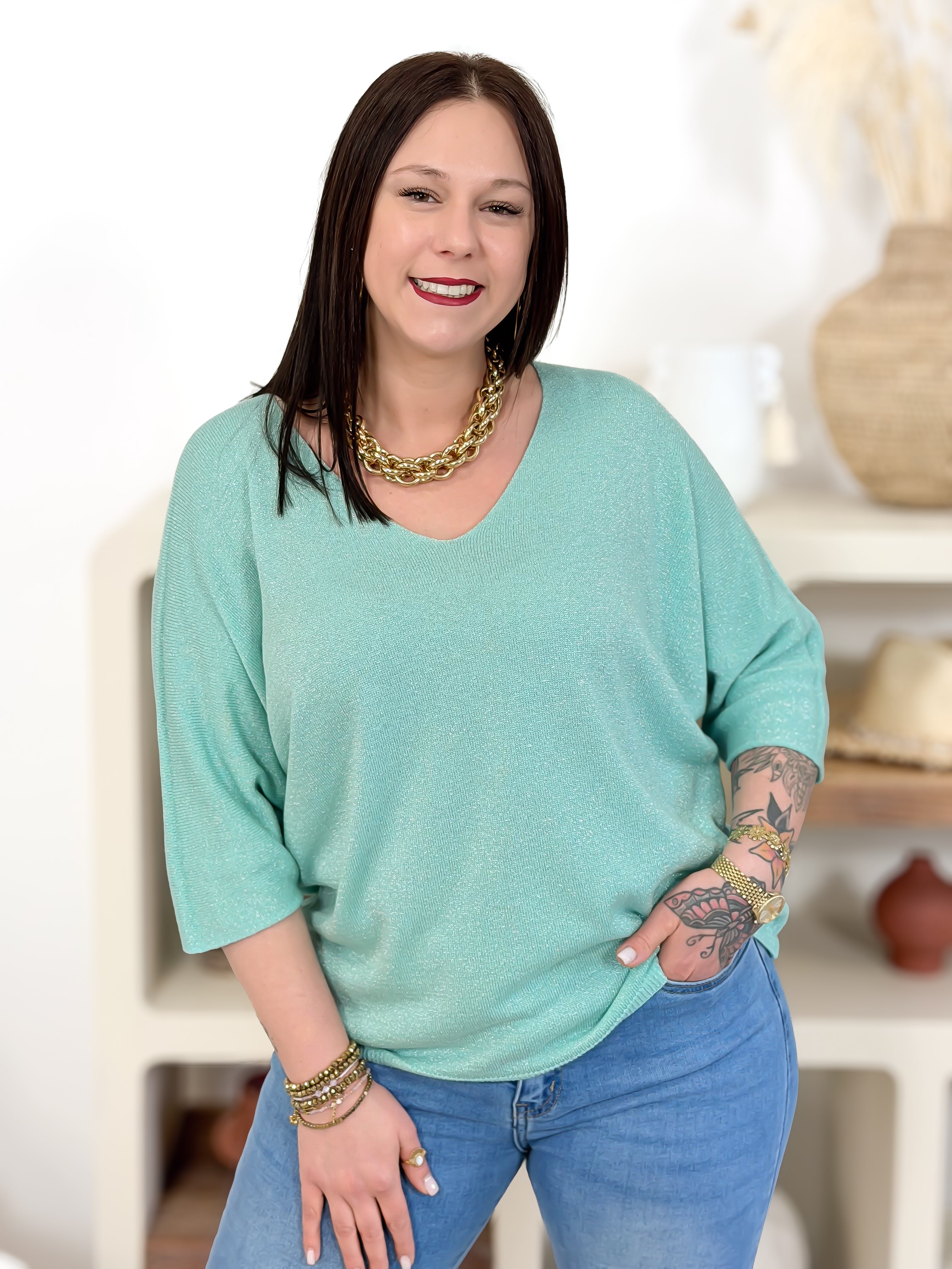 Blouse - Anael - Vert D'eau