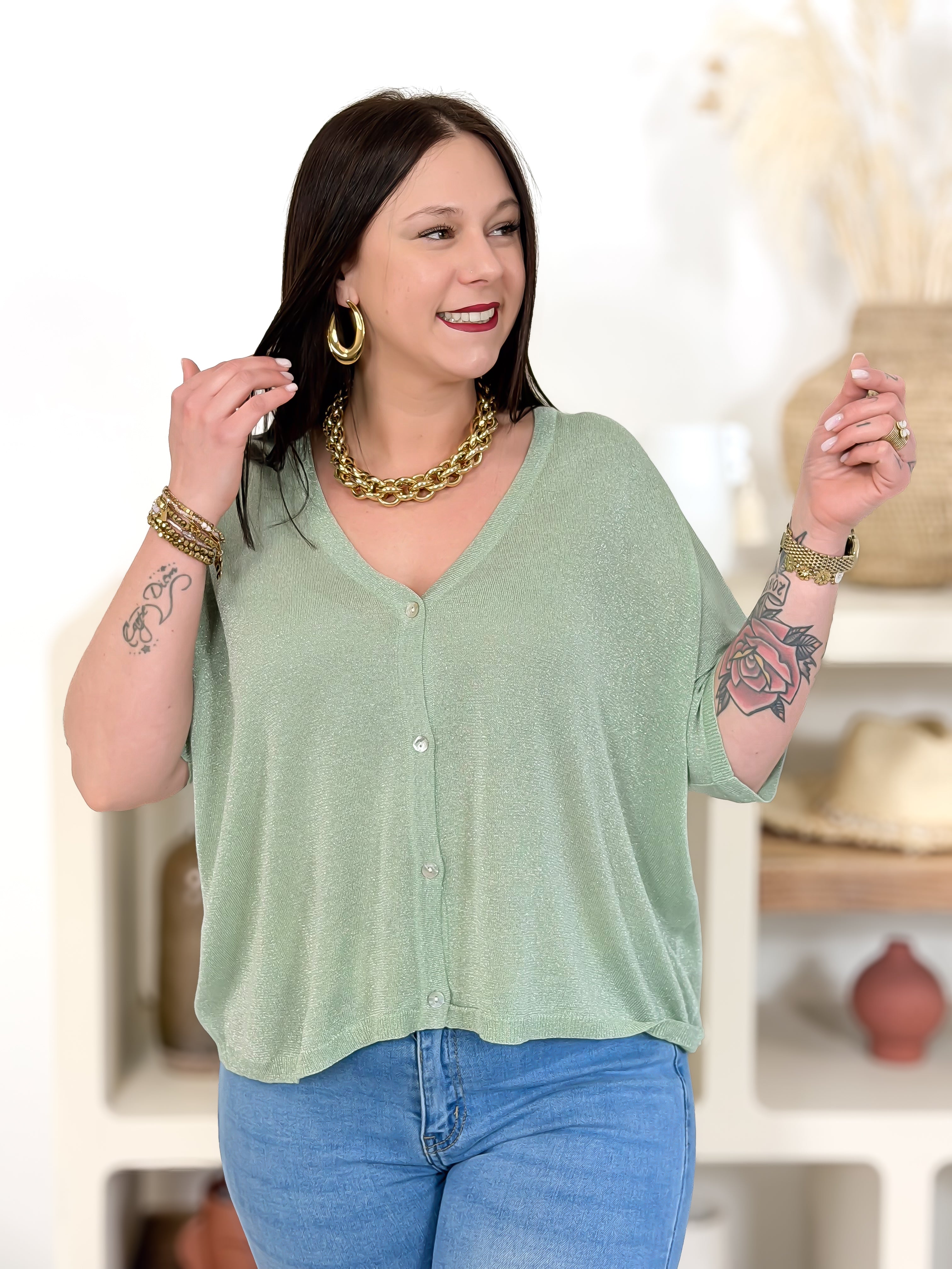 Gilet - Lidia - Vert D'eau