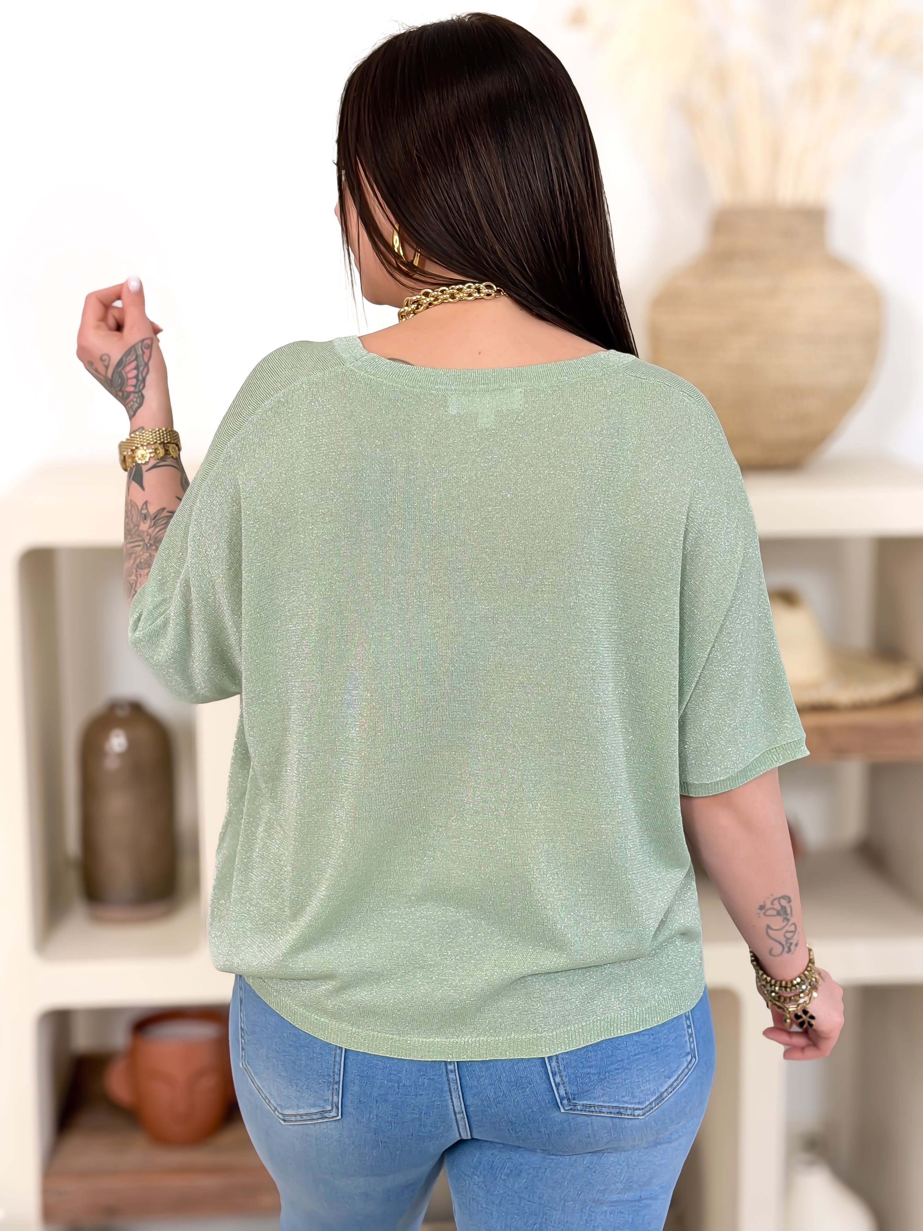 Gilet - Lidia - Vert D'eau