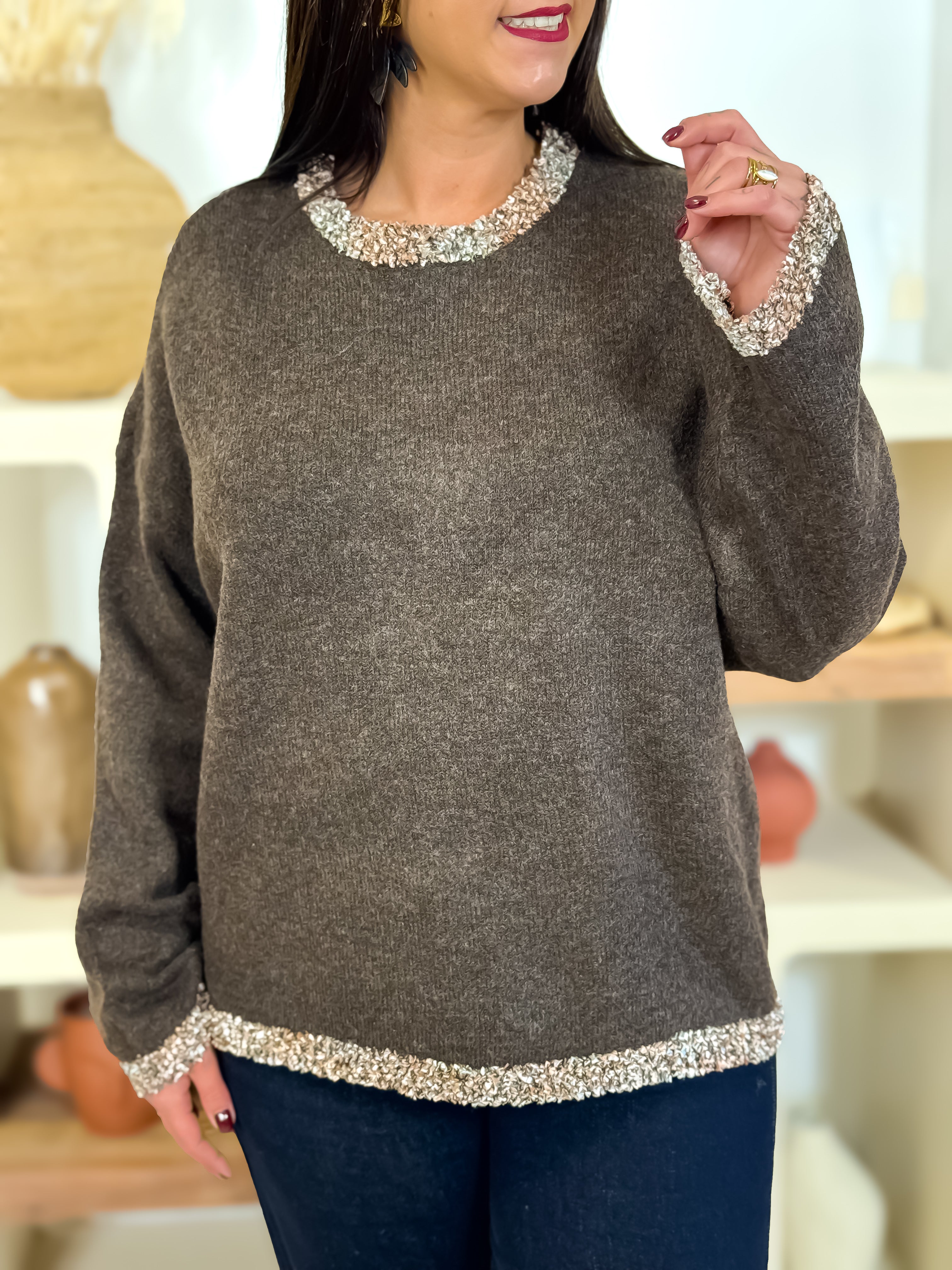 Pull - Suzanna - Chocolat
