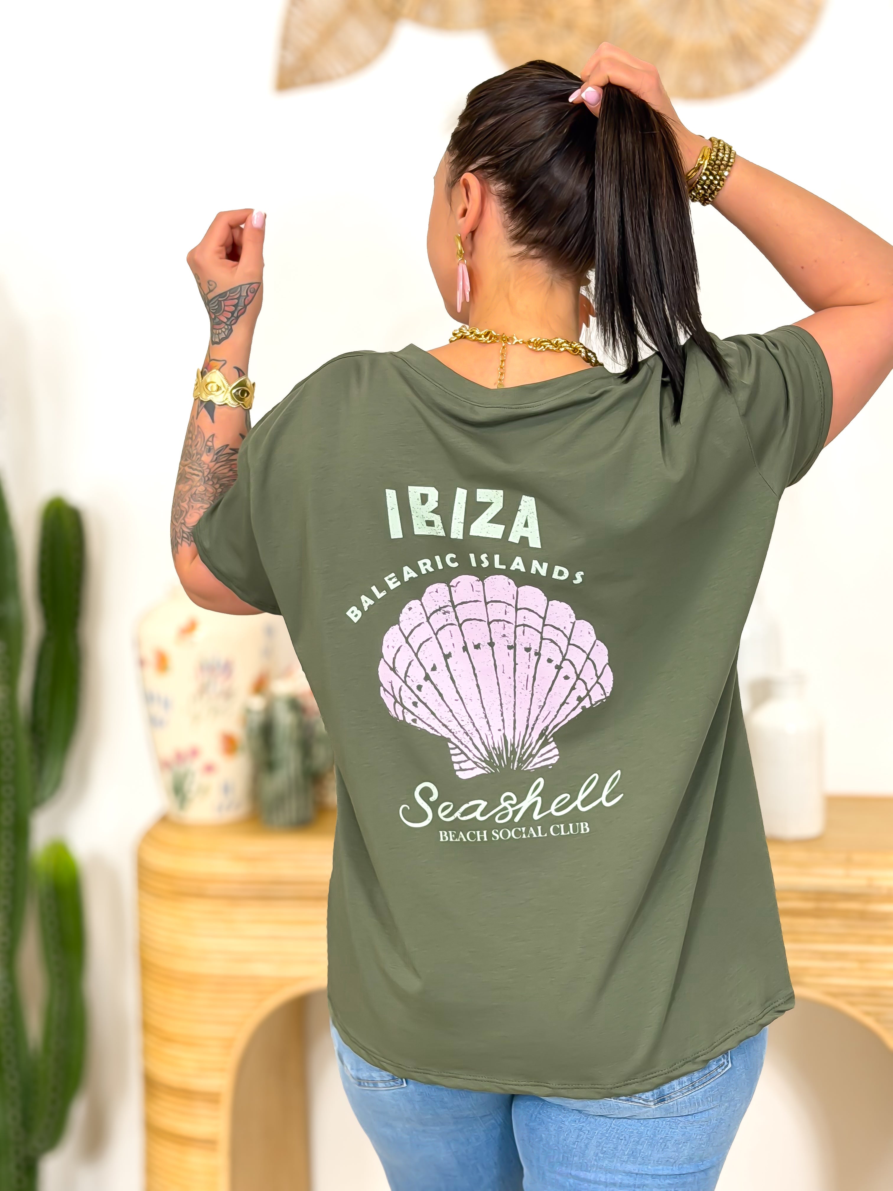 T-shirt - Ibiza - Kaki