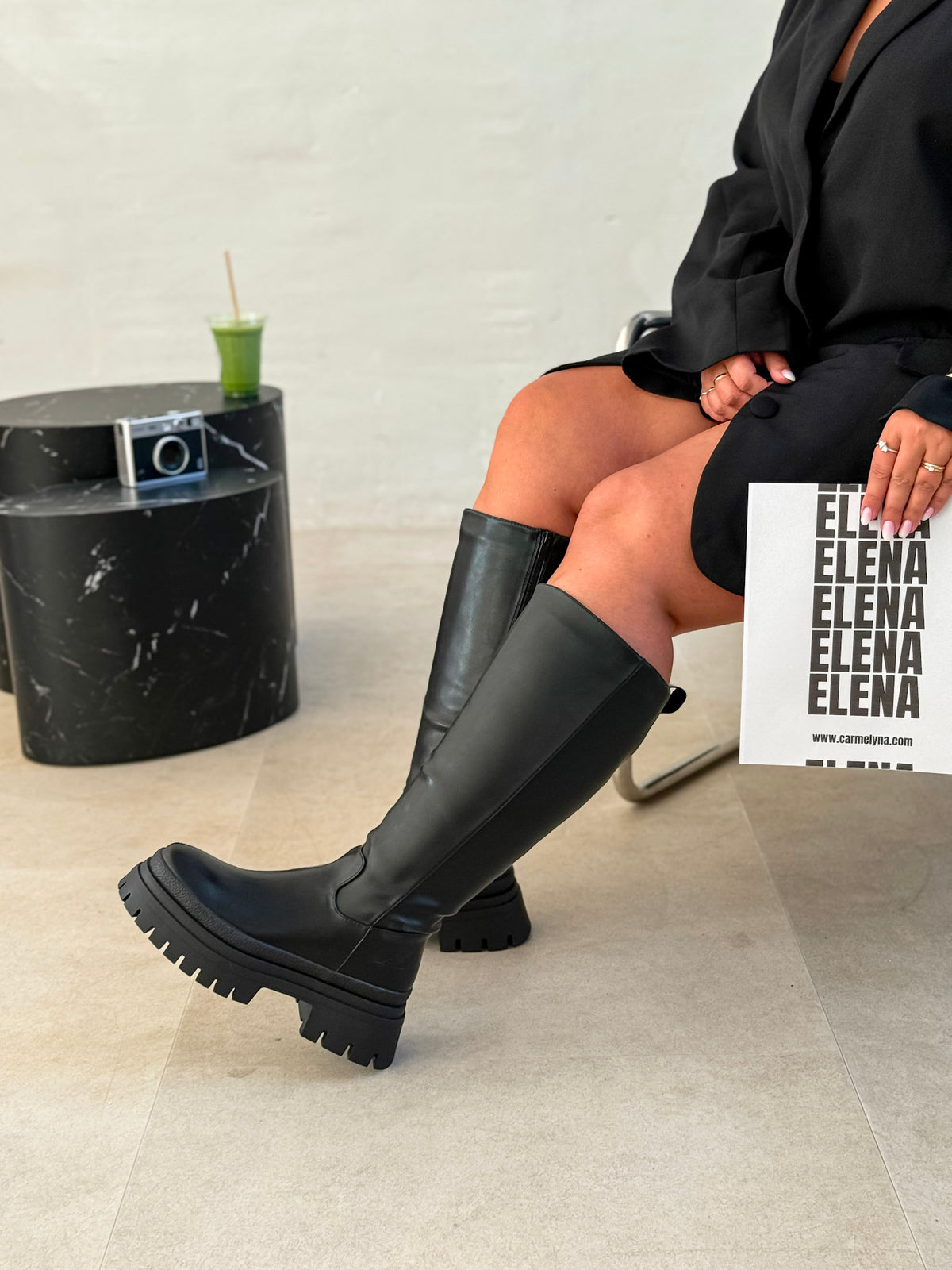 Bottes 2XL - Elena - Noir