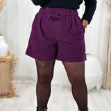 Short - Siana - Mauve        PRIX ROND