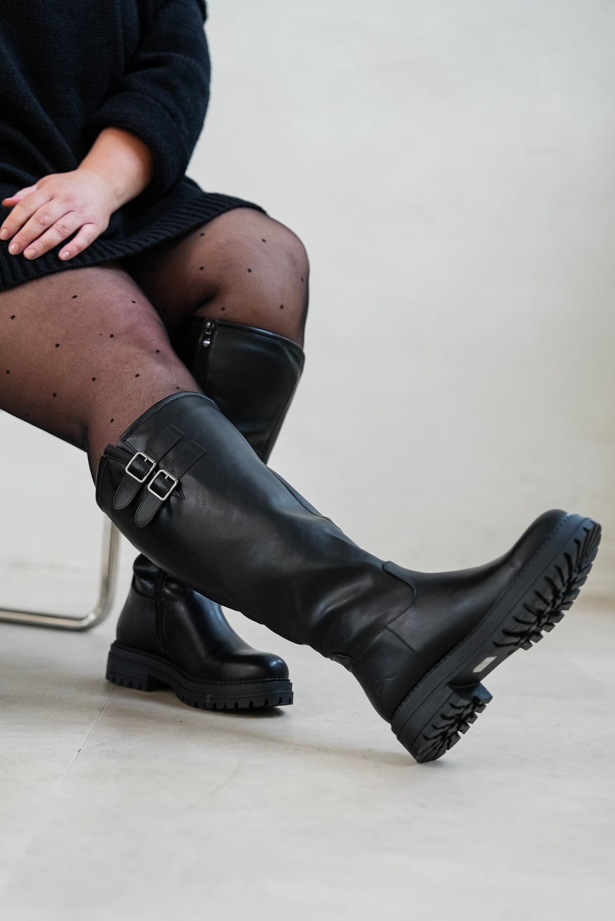 Bottes 3XL - Lorina - Noir
