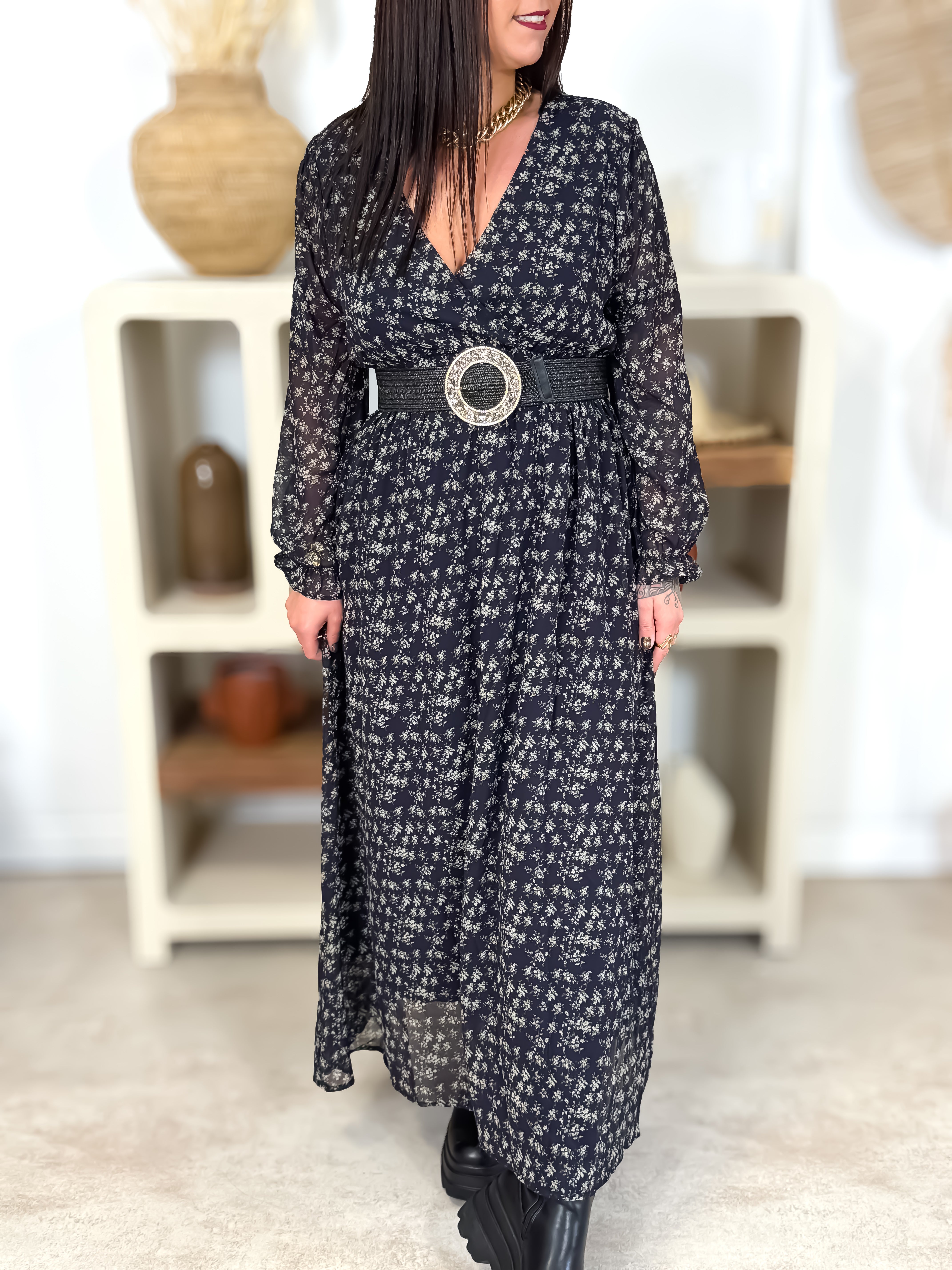 Robe Longue - Fabi - Noir