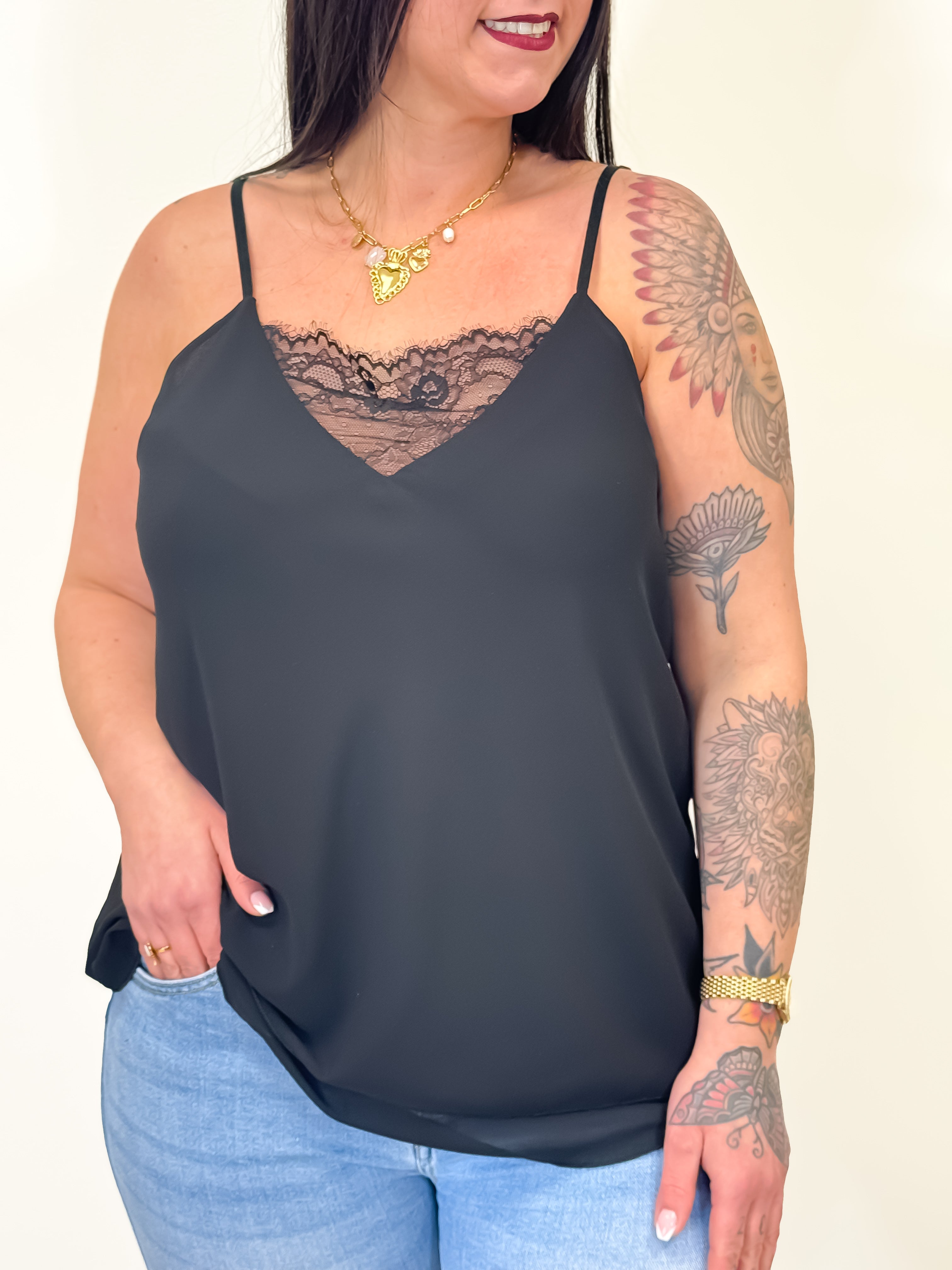 Top - Mila - Zwart