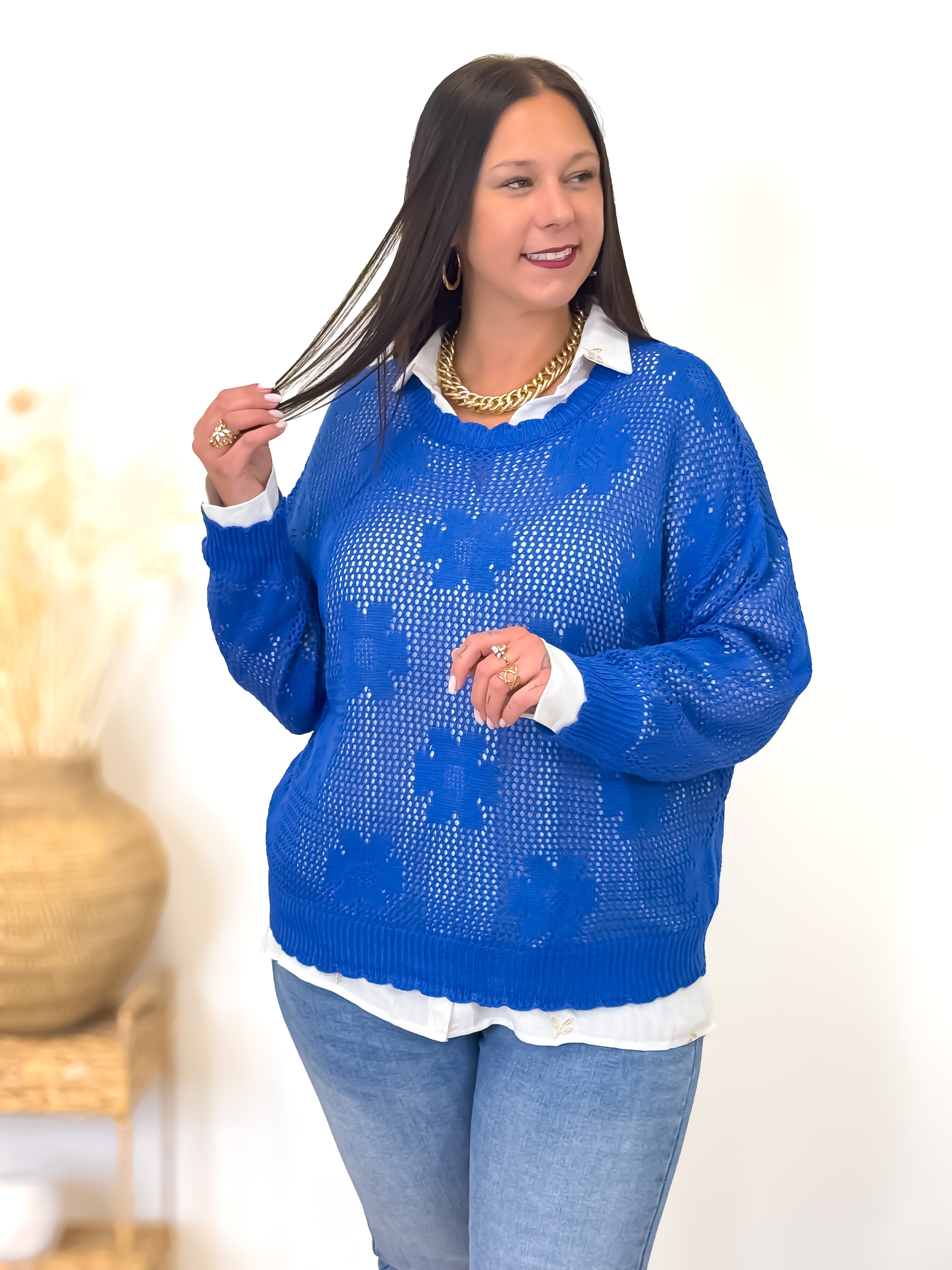Pull - Paulina - Bleu roi