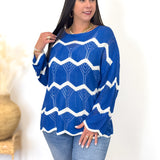 Pull - Clara -Bleu