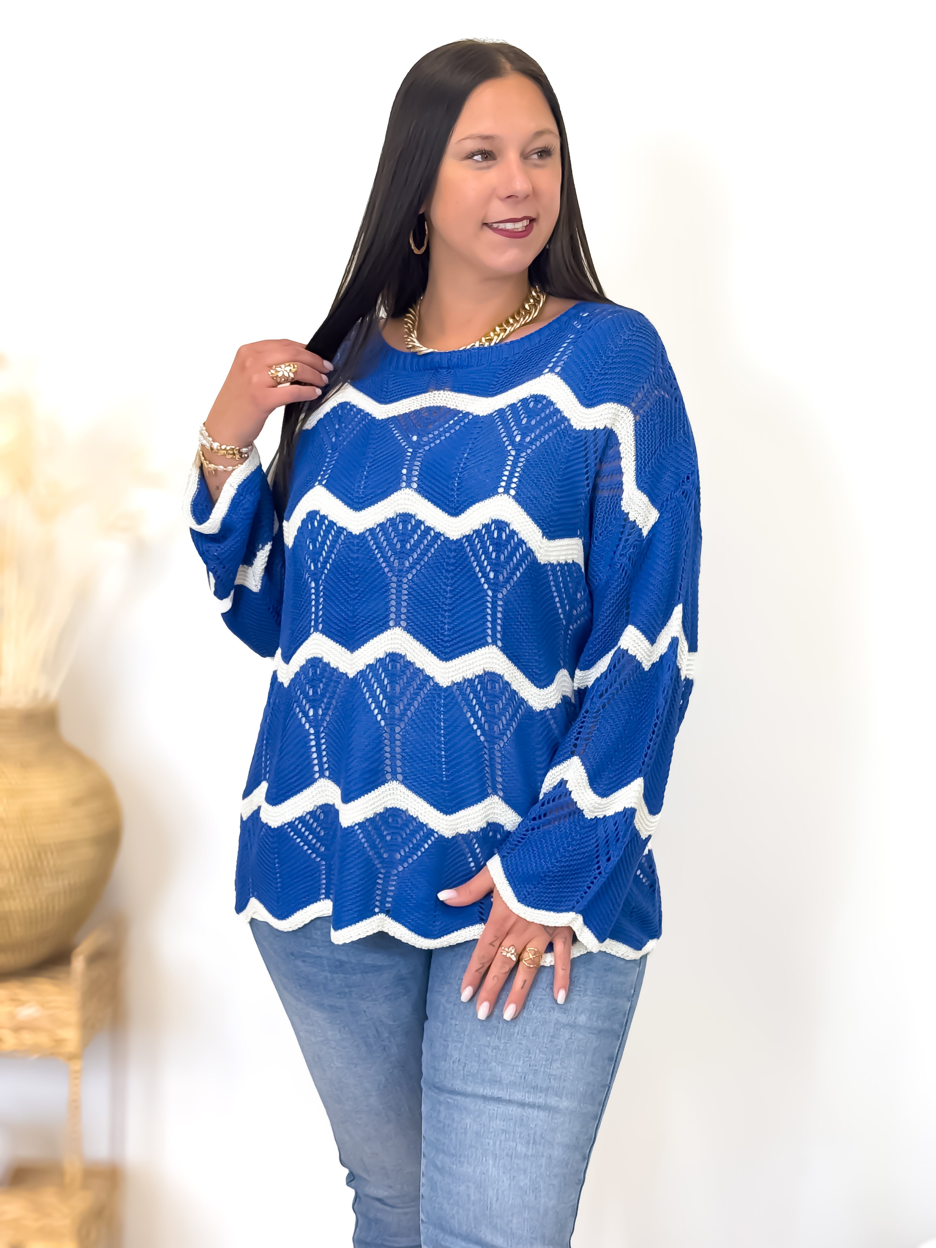 Trui - Clara - Blauw