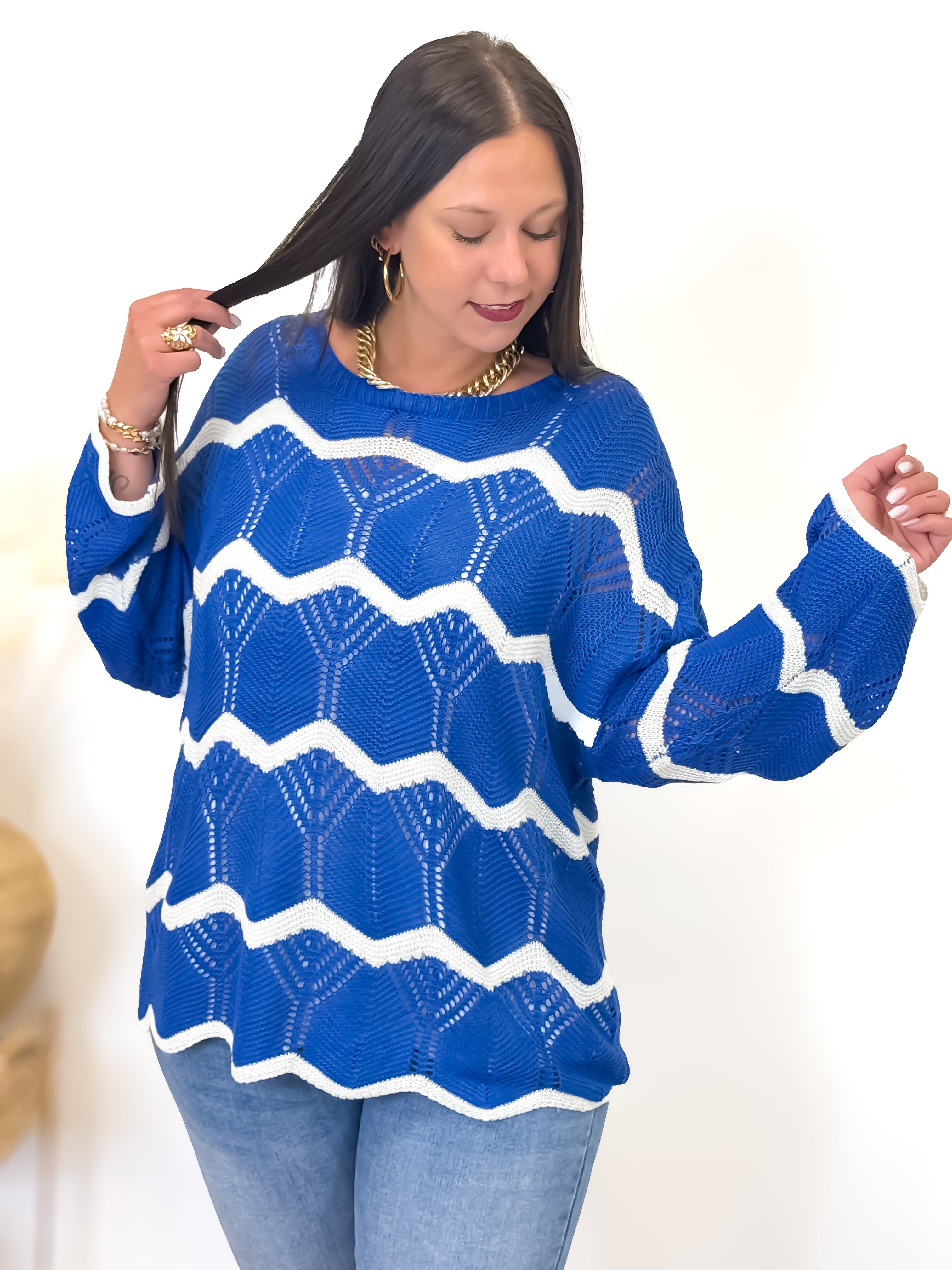 Trui - Clara - Blauw