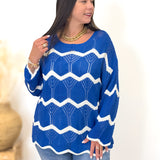 Pull - Clara -Bleu