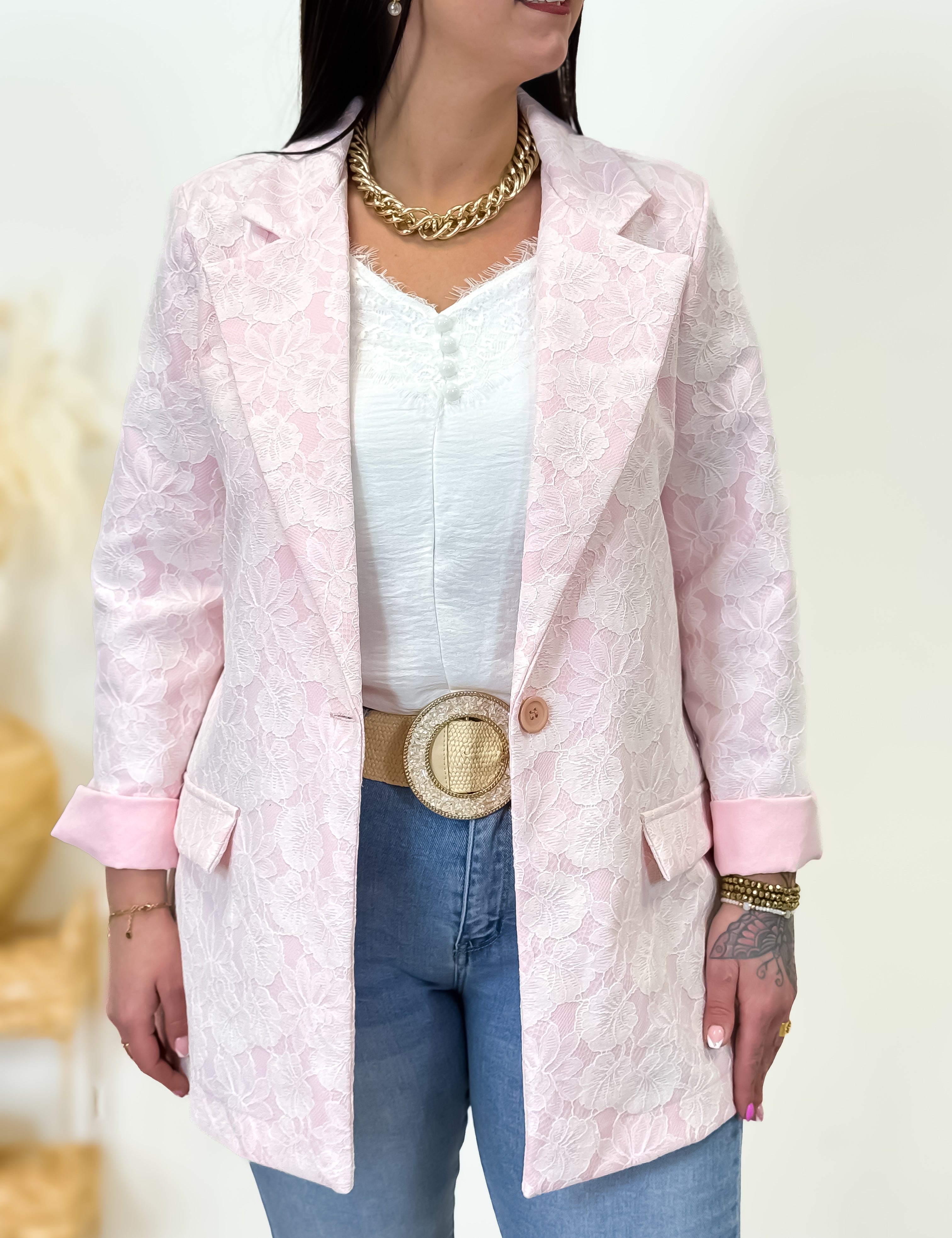 Blazer - Diandra - Rose