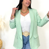 Blazer - Adèle - Vert d'eau