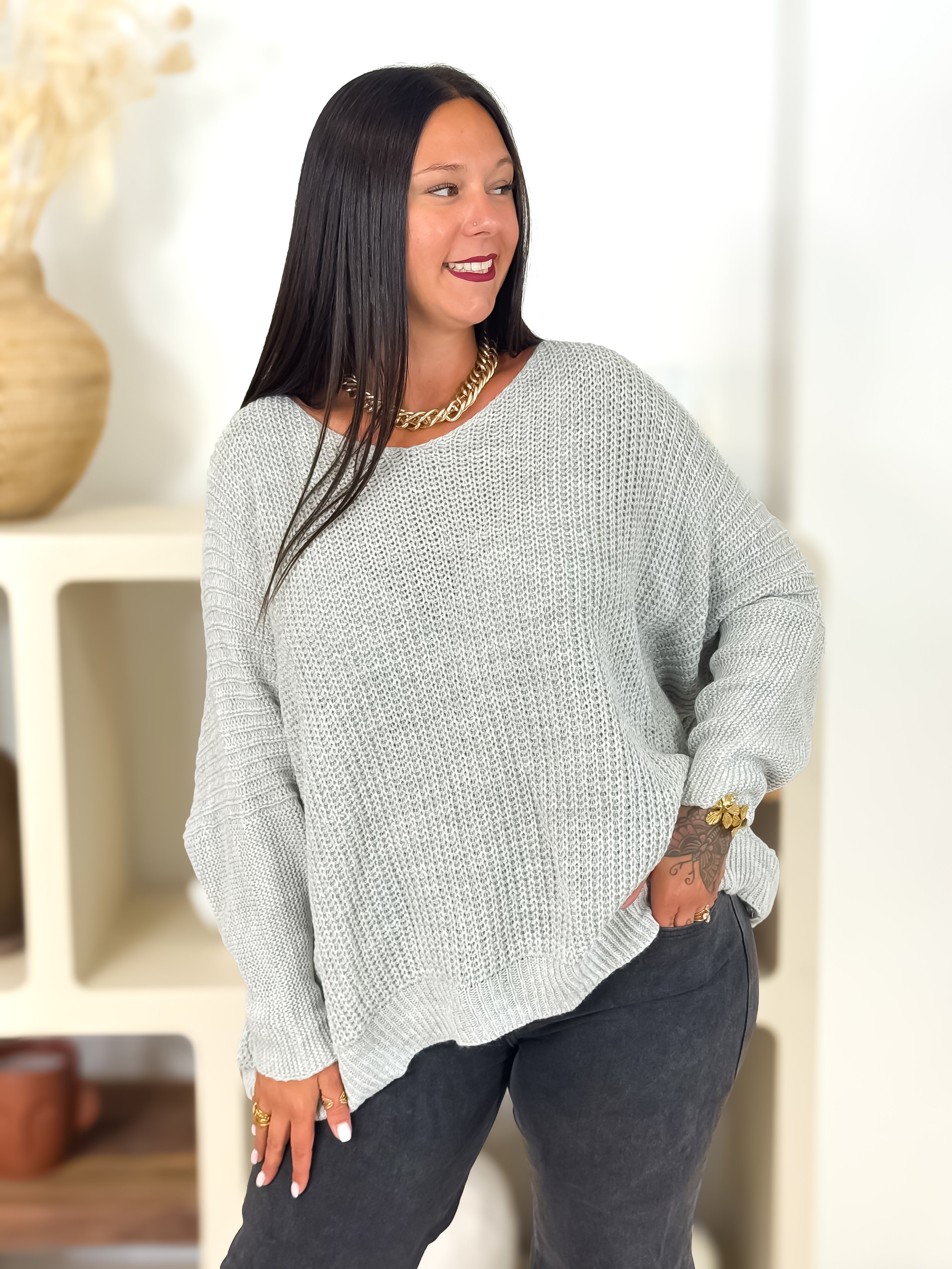 Pull - Annissa - Gris