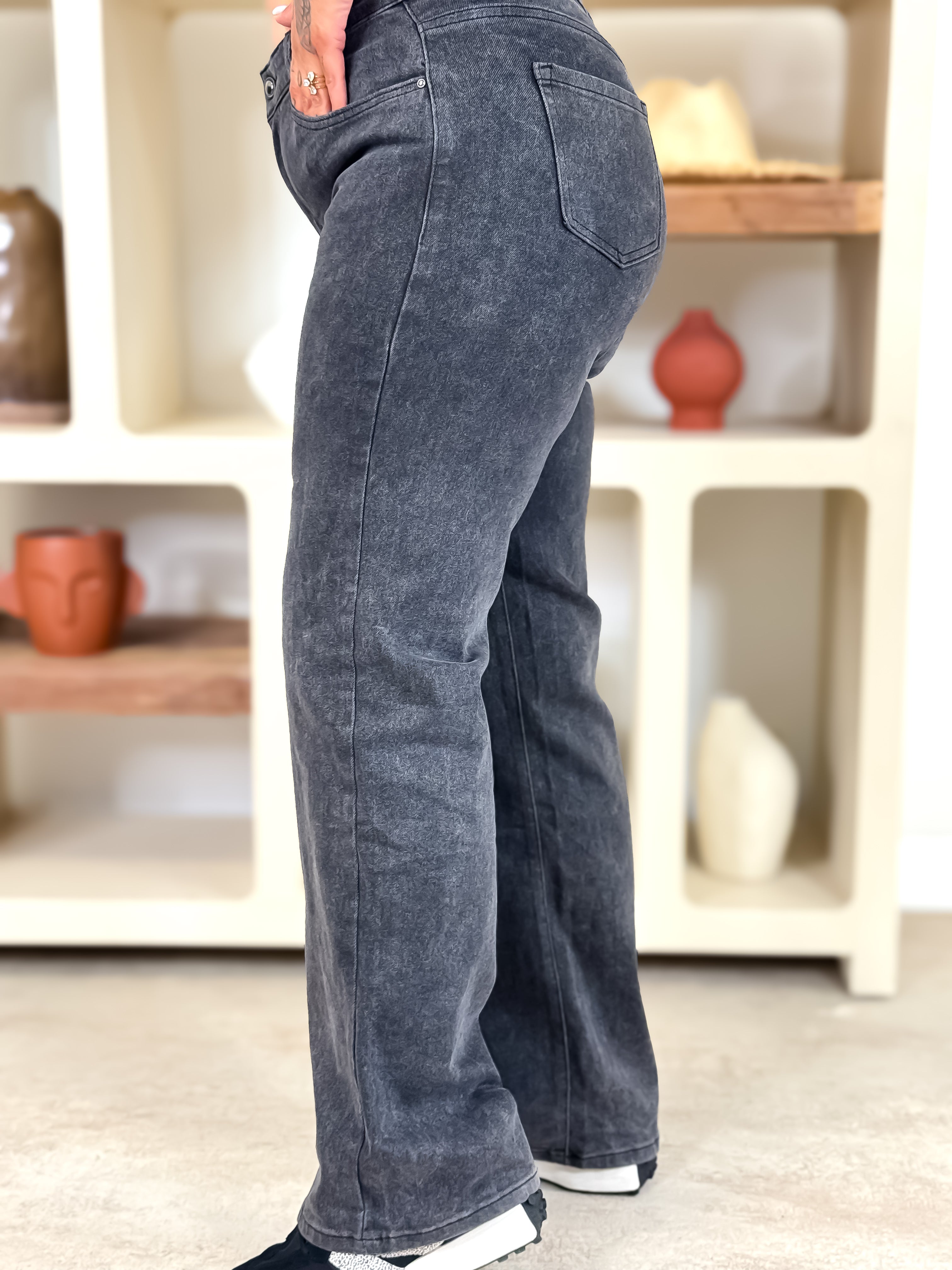 Jeans - Ambreline - Gris foncé