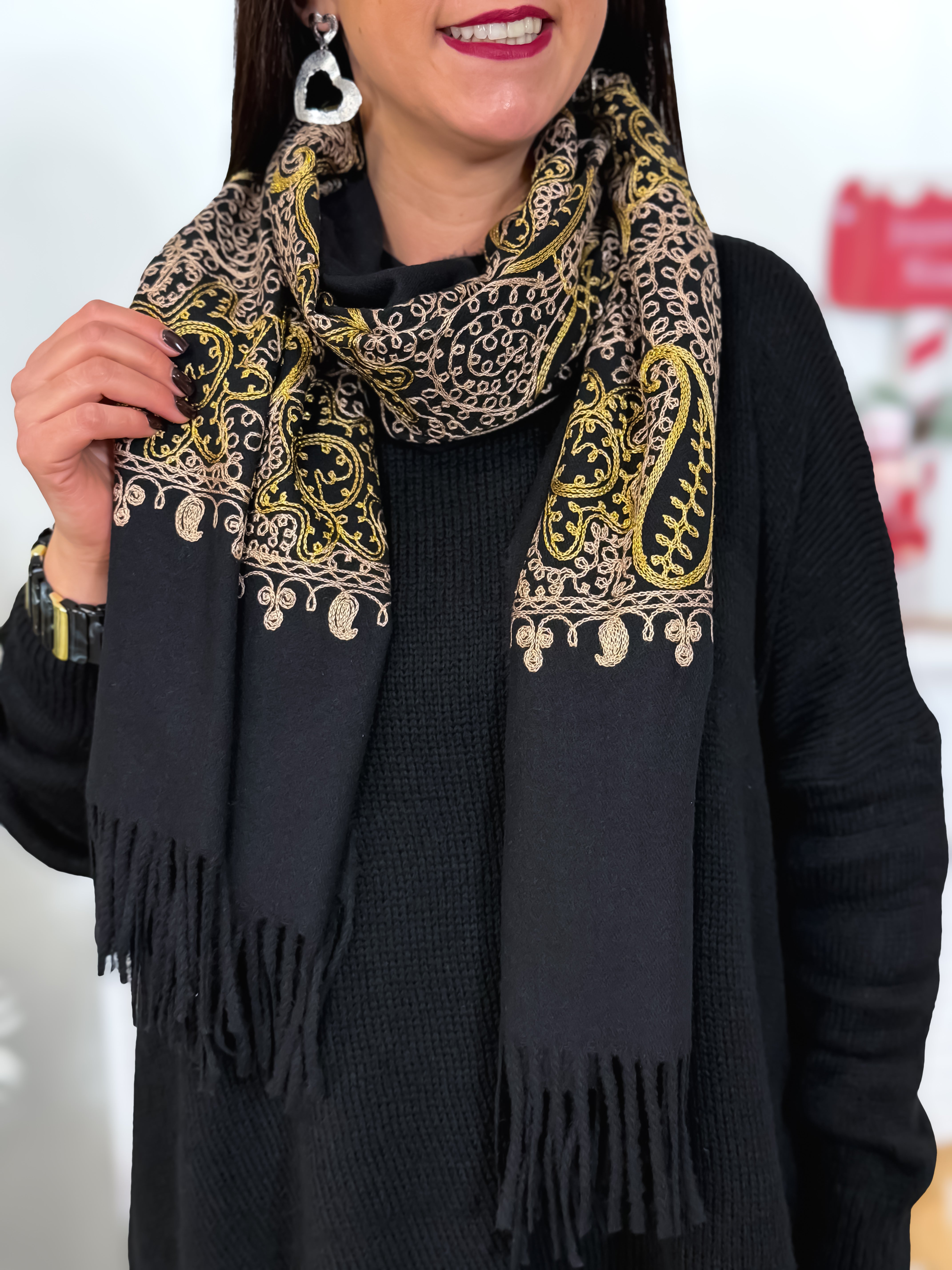 11. Écharpe - Soraya doré